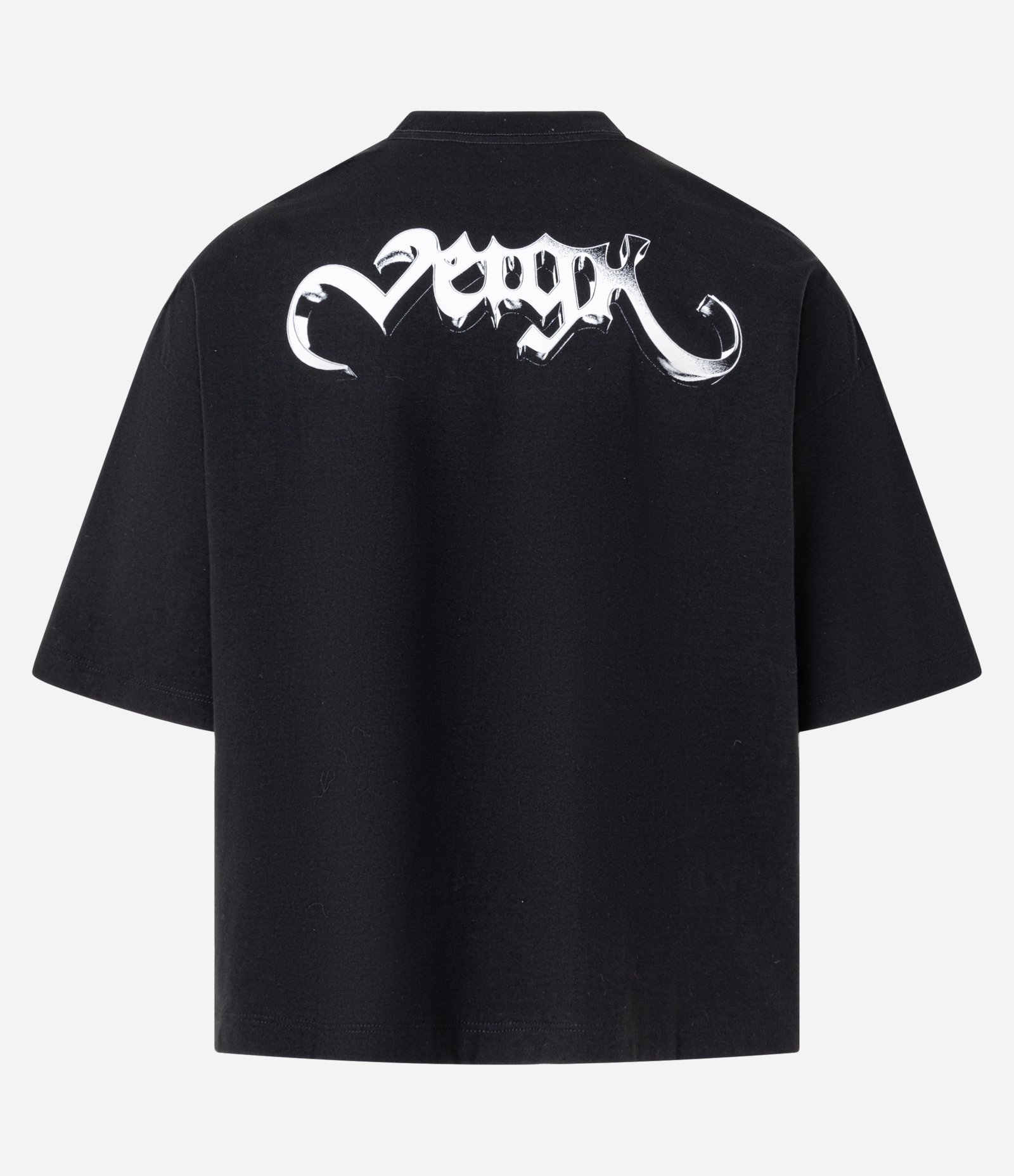 Camiseta Oversized em Algodão com Estampa Lettering Eu Venci o Mundo Veigh Preto 9