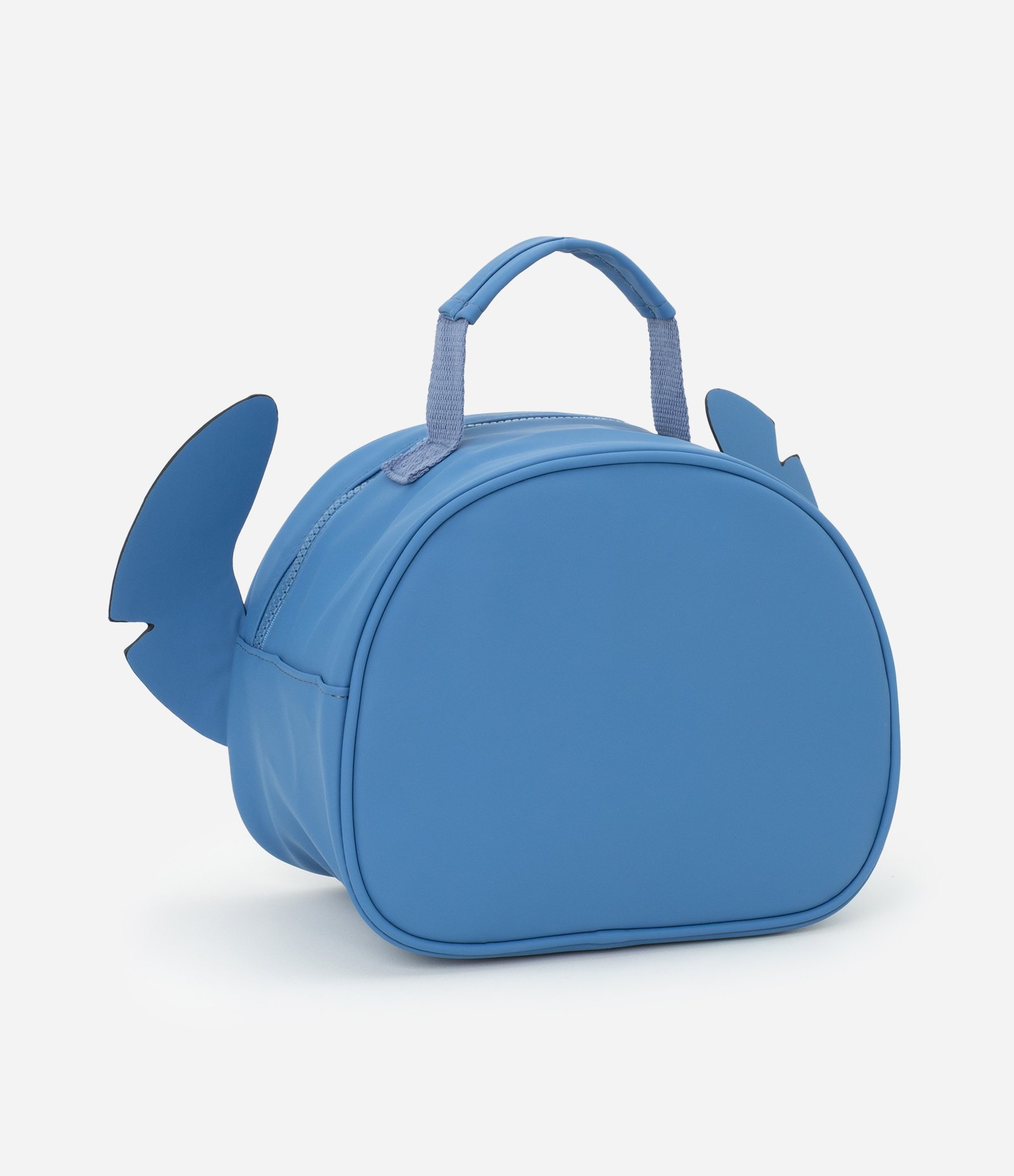 Lancheira Divertida com Estampa do Stitch e Orelhas 3D Azul 3