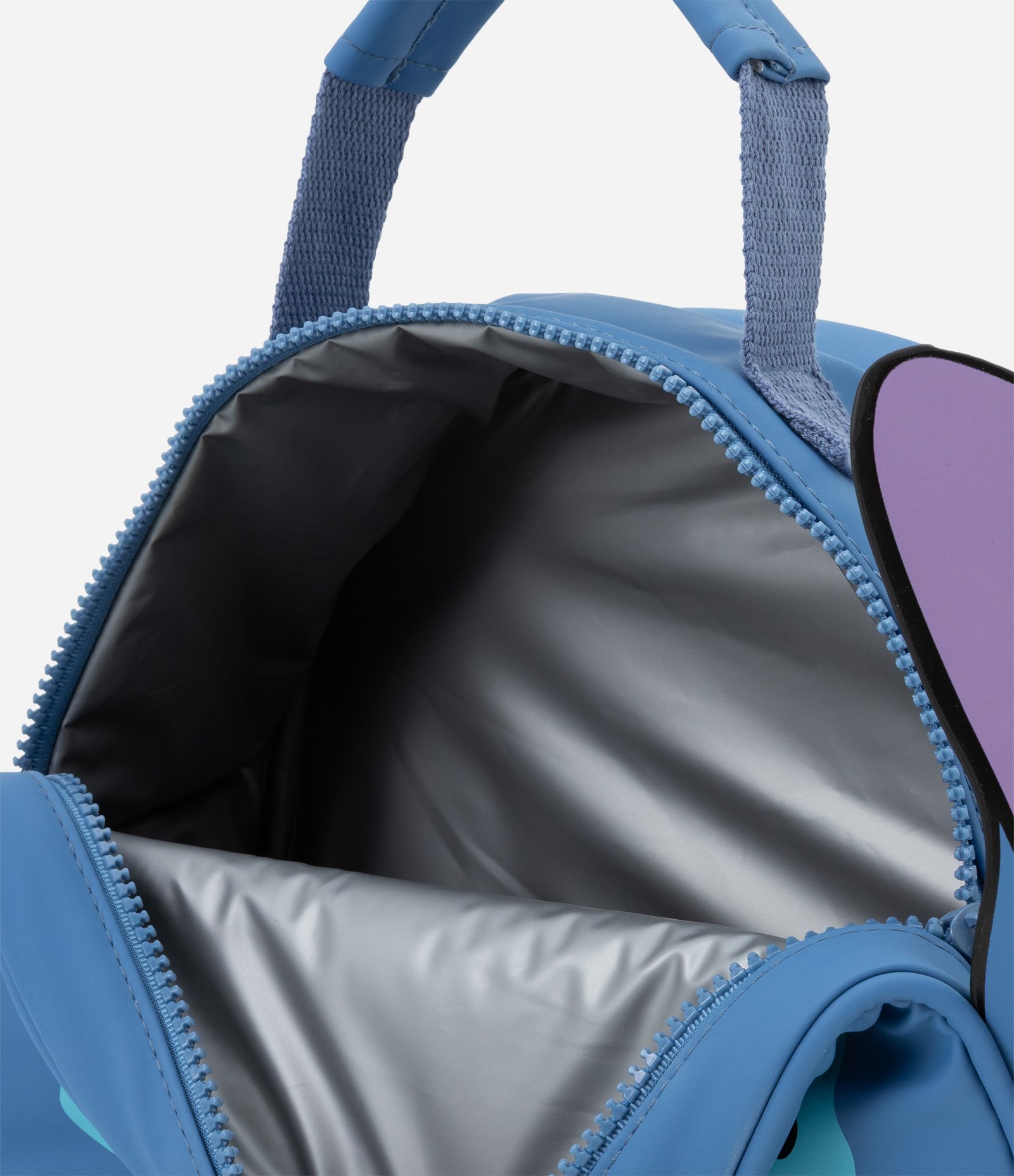 Lancheira Divertida com Estampa do Stitch e Orelhas 3D Azul 5
