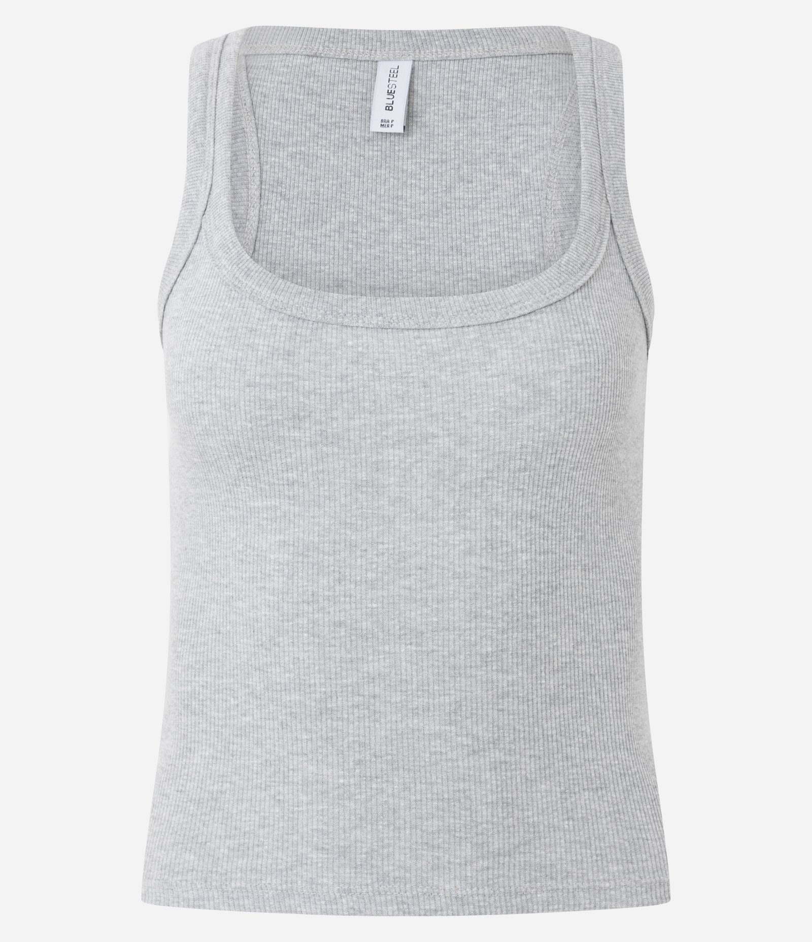 Blusa Regata em Ribana Cinza 5