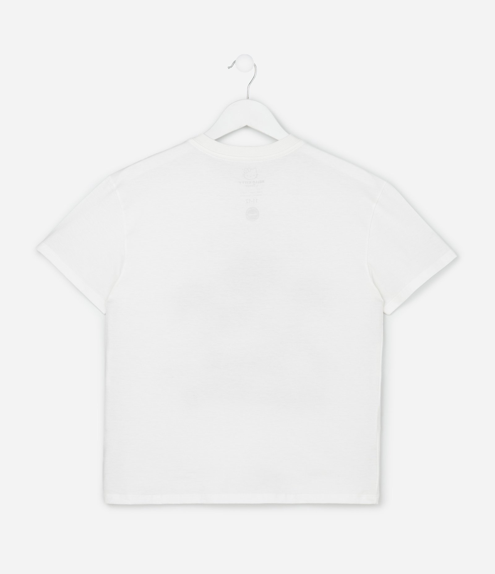 Camiseta Infantil Comfort com Estampa da Hello Kitty - Tam 5 a 14 Anos Branco 2