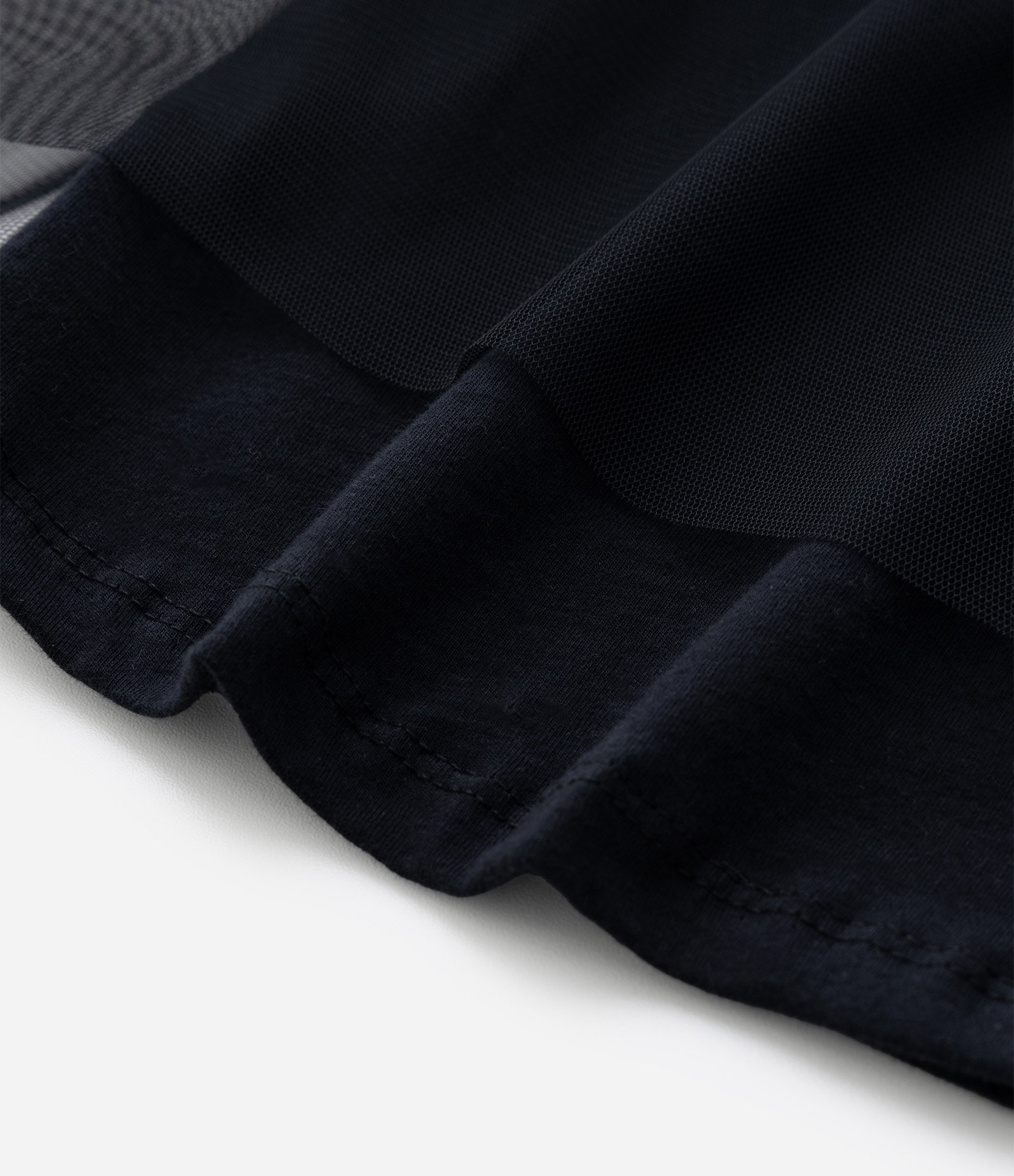 Vestido Infantil Gola Polo com Tule Wandinha - Tam 5 a 14 Anos Preto 5