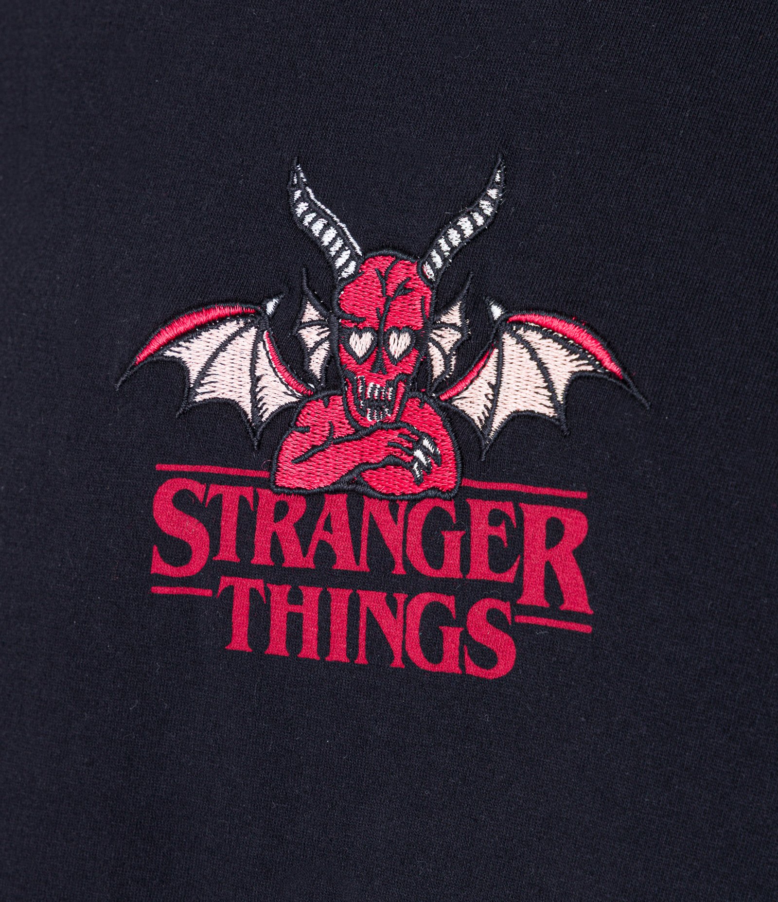 Camiseta Boxy em Algodão com Estampa Stranger Things Preto 6