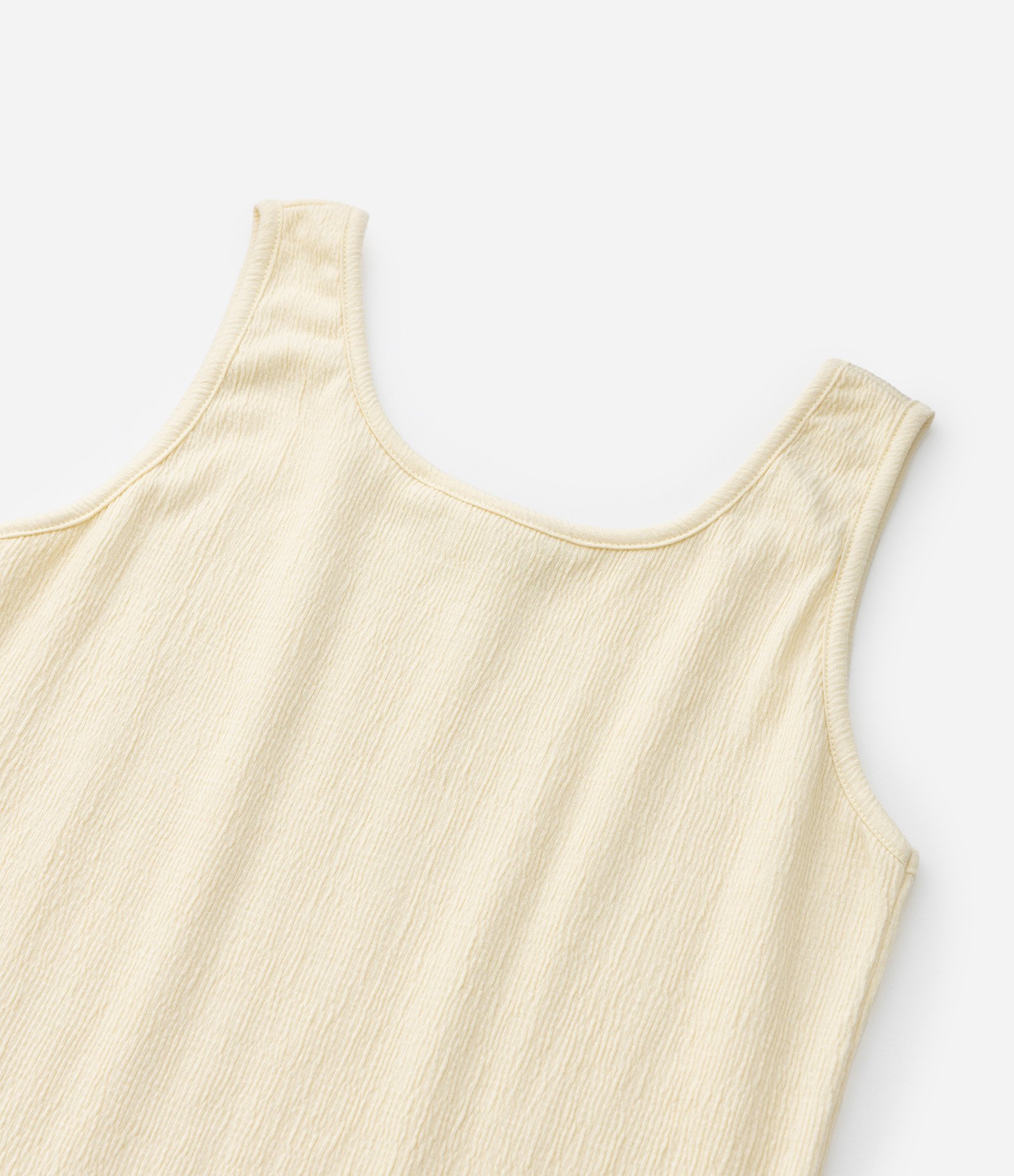 Vestido Infantil em Anarruga com Pregas - Tam 5 a 14 Anos Amarelo 3