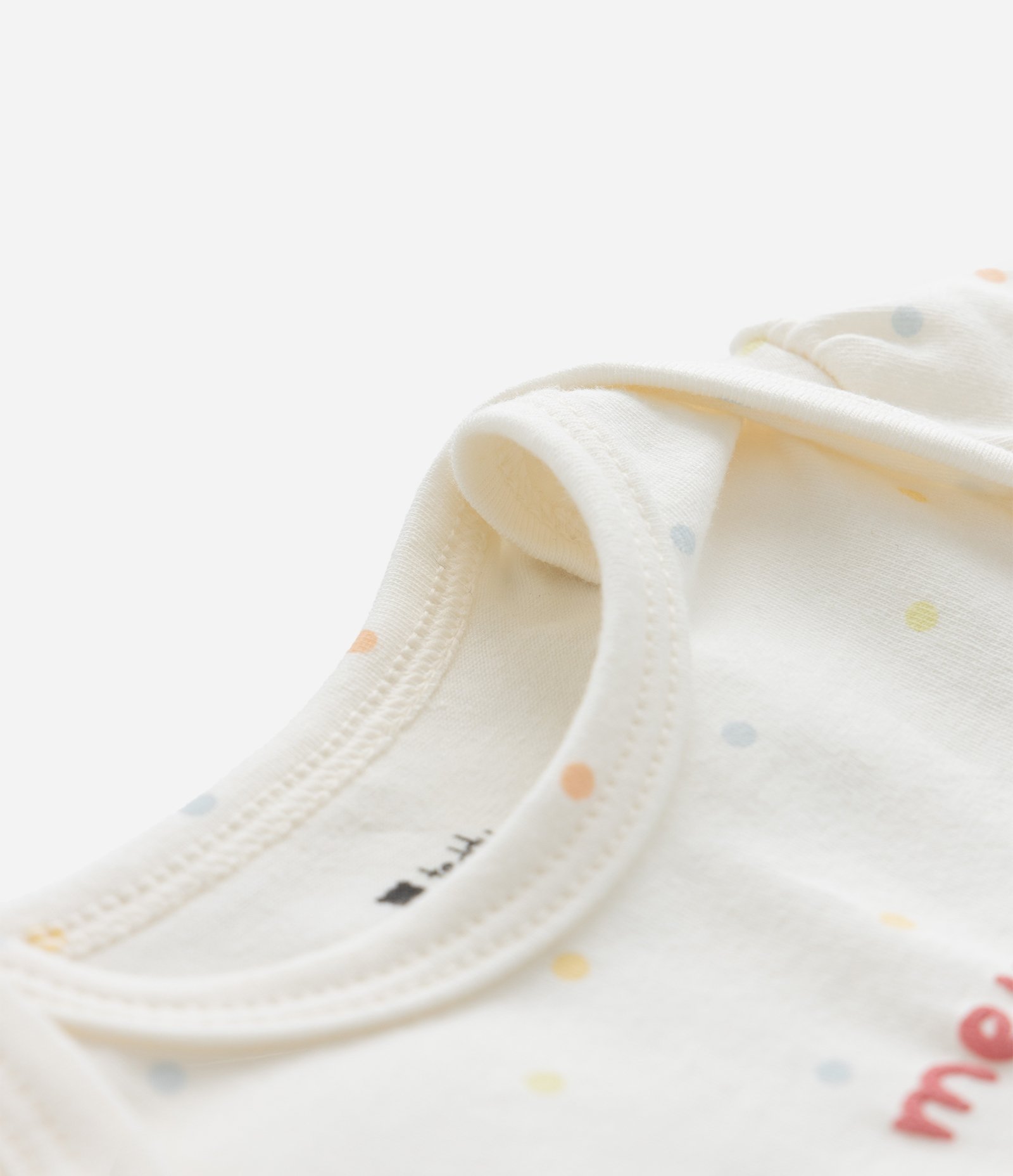 Body Infantil com Lettering Meu Mesversário - Tam RN a 18 meses Off White 5