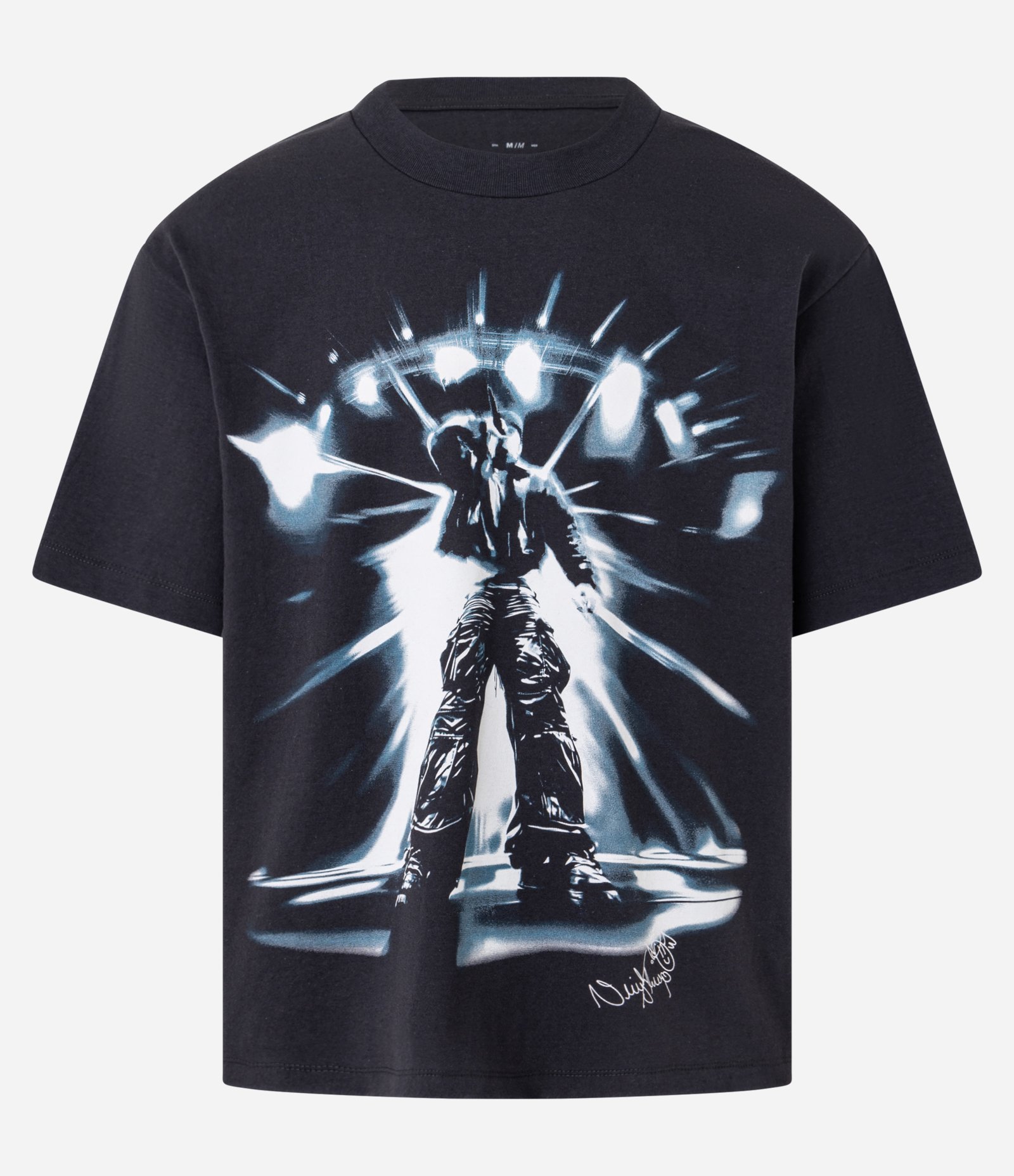 Camiseta Boxy em Algodão com Estampa Filho da Promessa Veigh Cinza 10