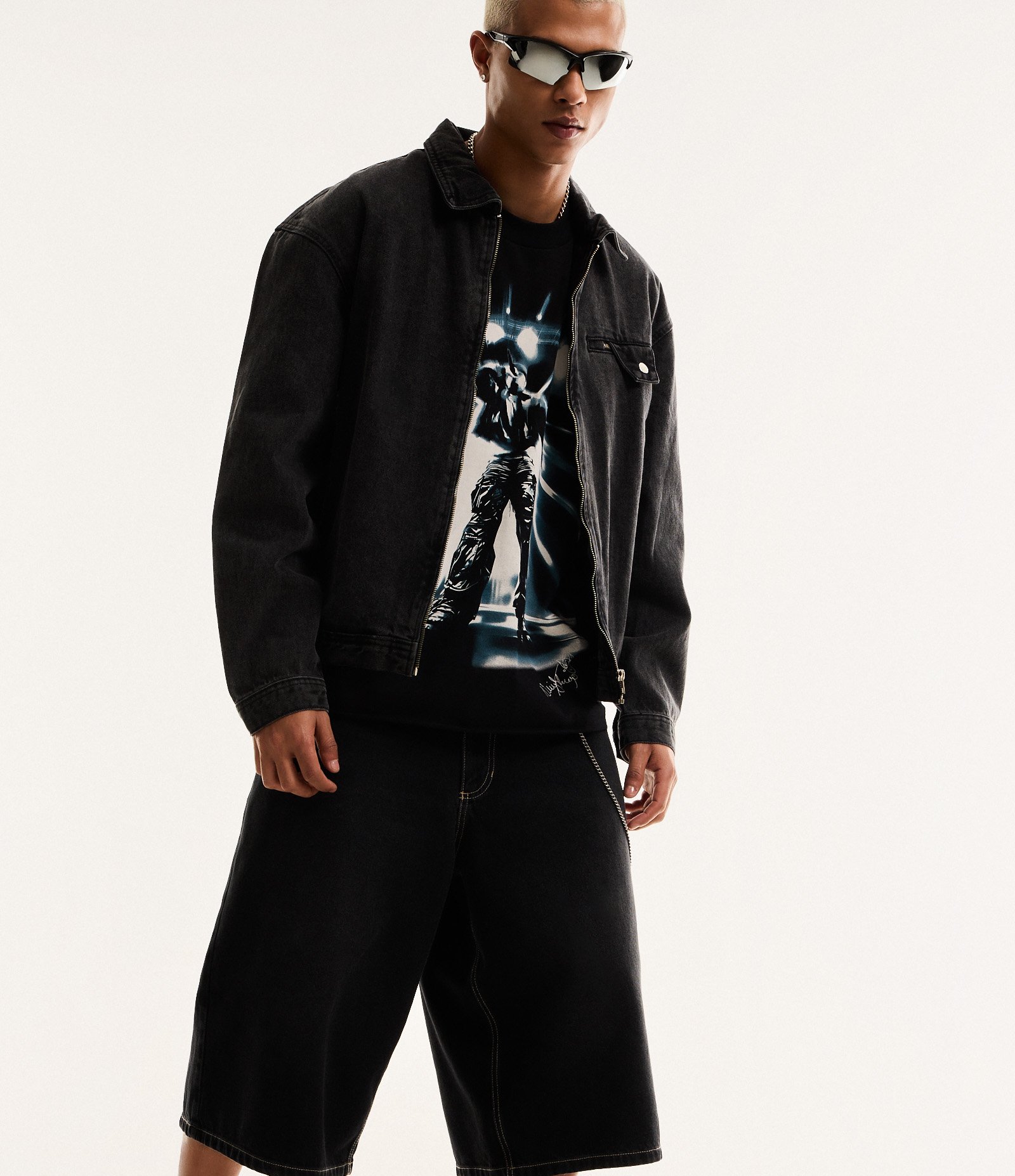 Camiseta Boxy em Algodão com Estampa Filho da Promessa Veigh Cinza 4