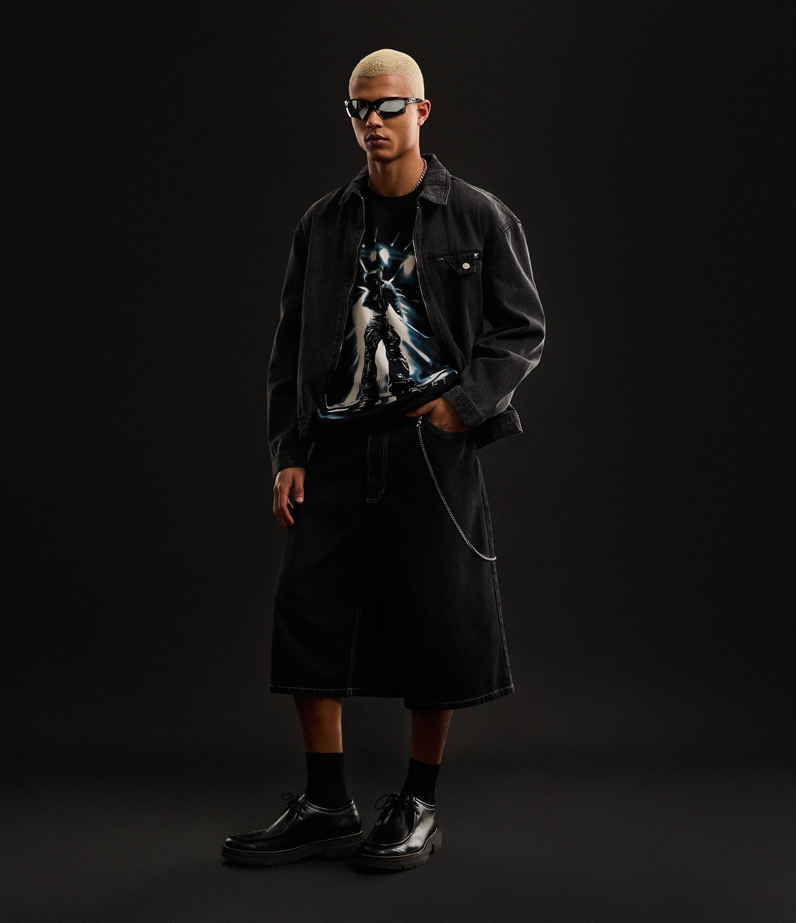 Camiseta Boxy em Algodão com Estampa Filho da Promessa Veigh Cinza 5