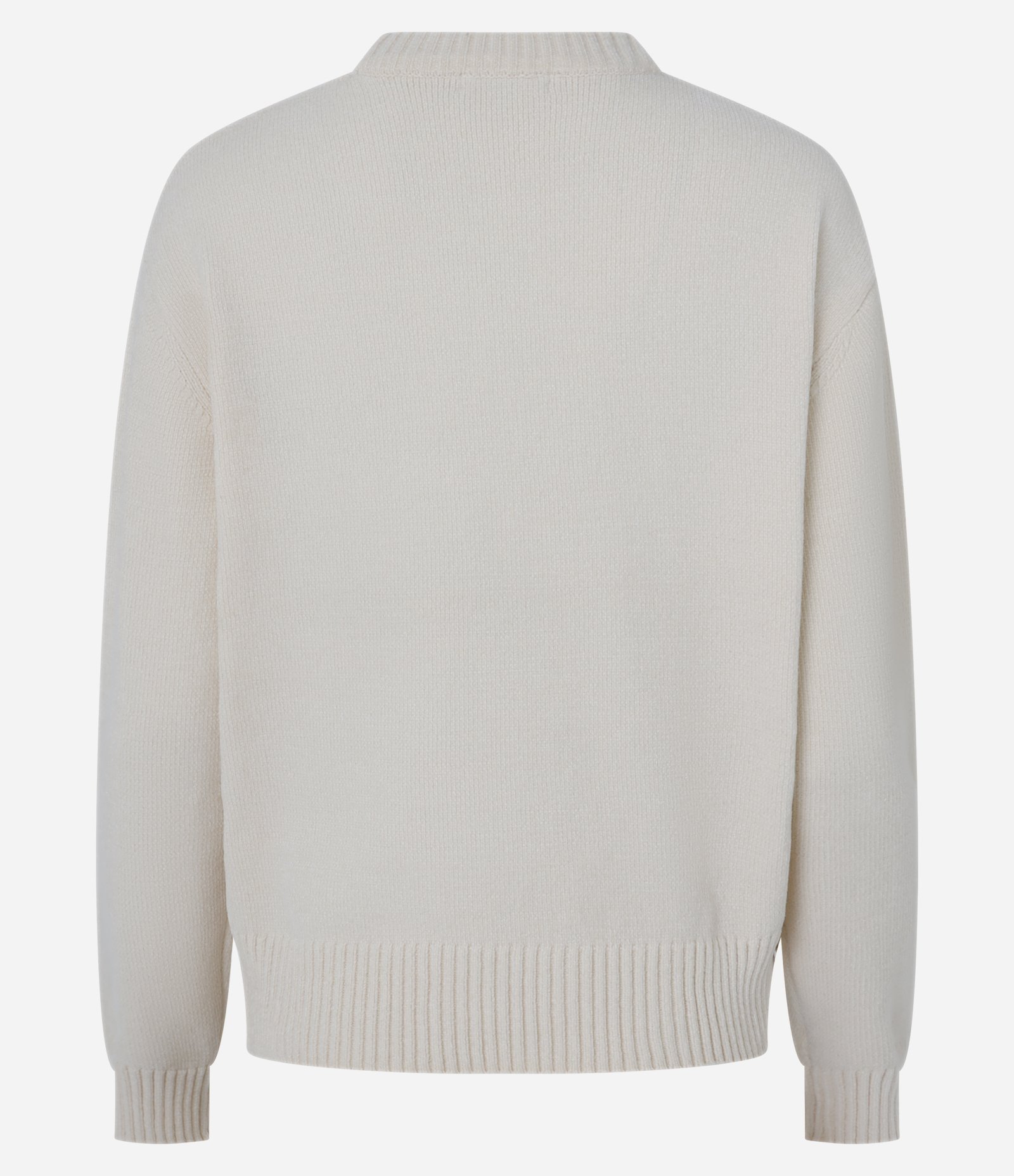 Suéter com Manga Longa em Chenille Off White 7