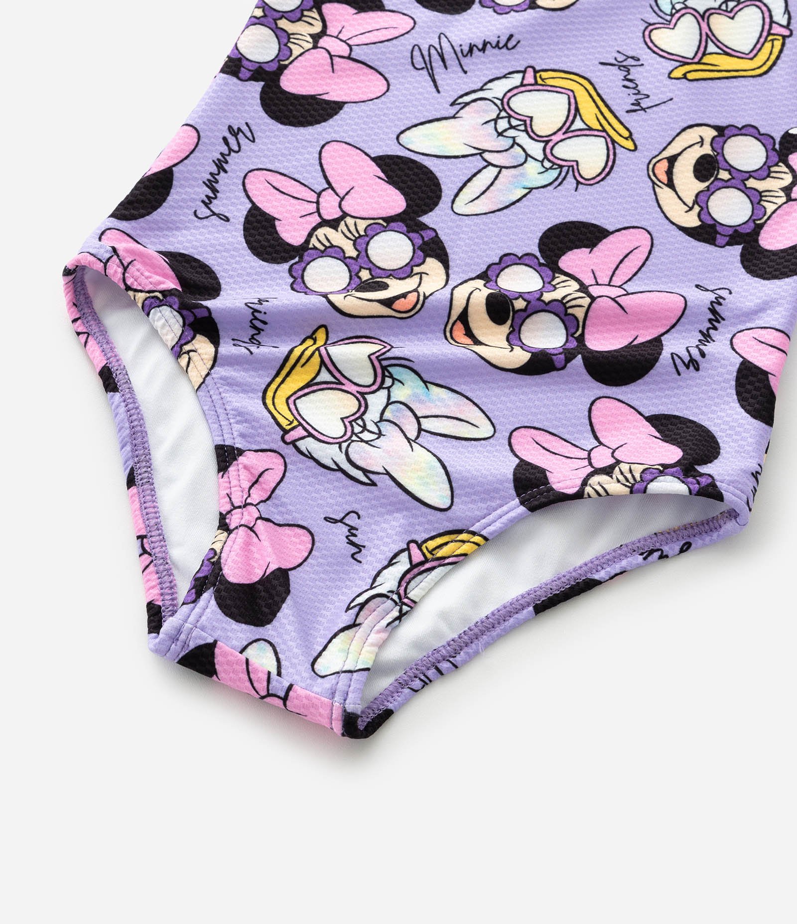 Maiô Infantil com Estampa Minnie e Margarida - Tam 2 a 6 anos Roxo 5