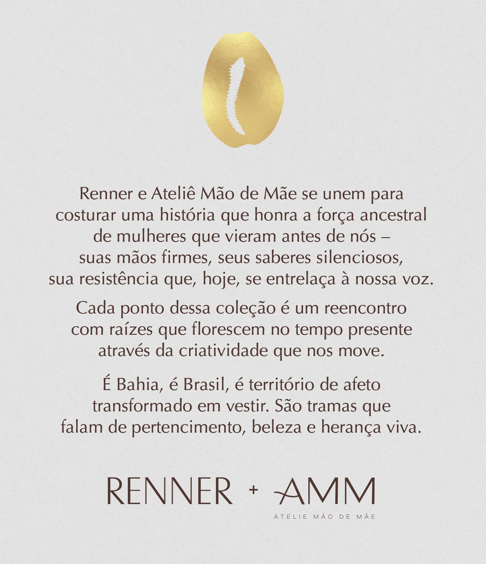 Brinco Ear Cuff Assimétrico com Búzios Dourado 6