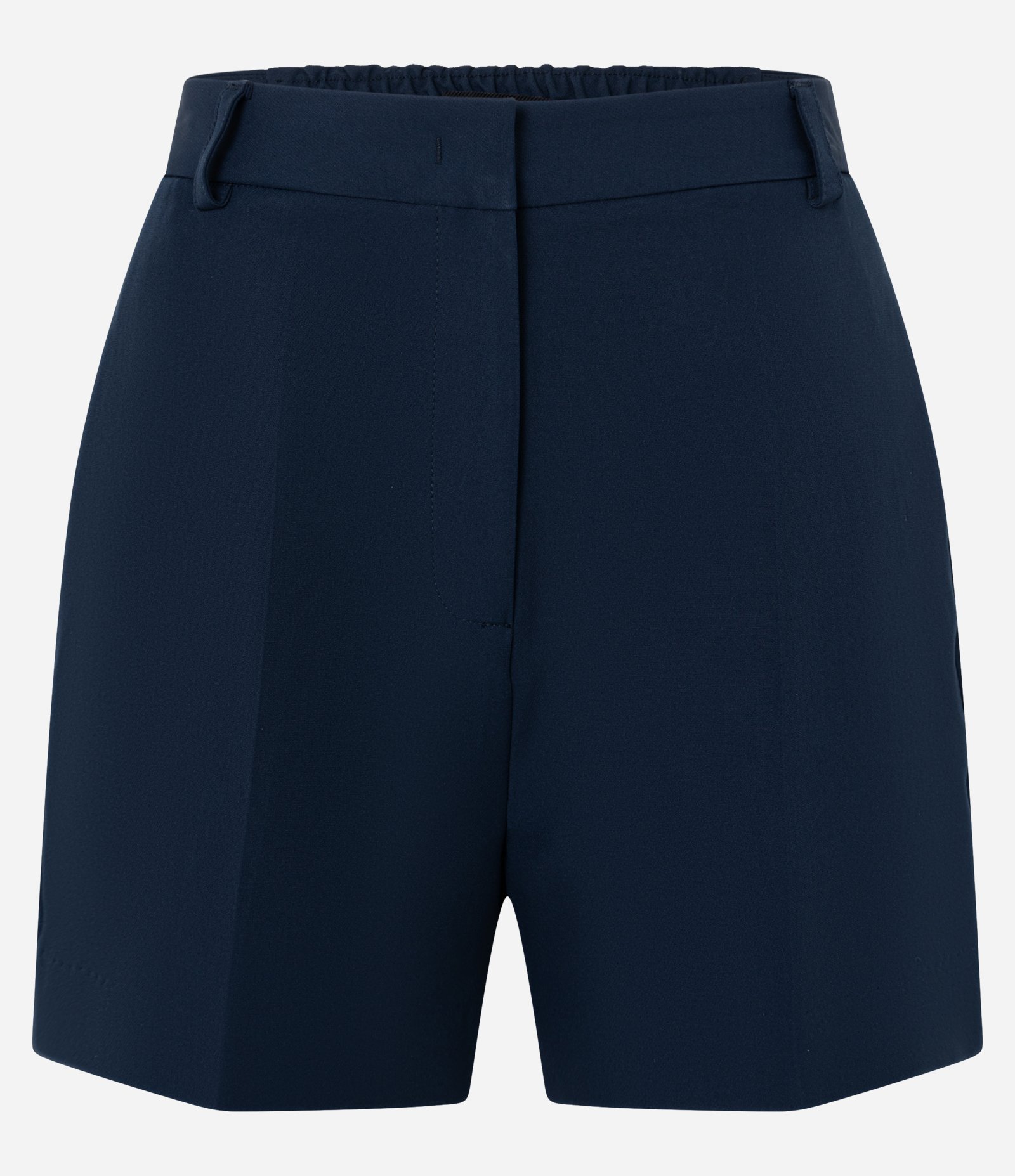 Short Alfaiatado Maquinetado com Frisos Azul Marinho 5