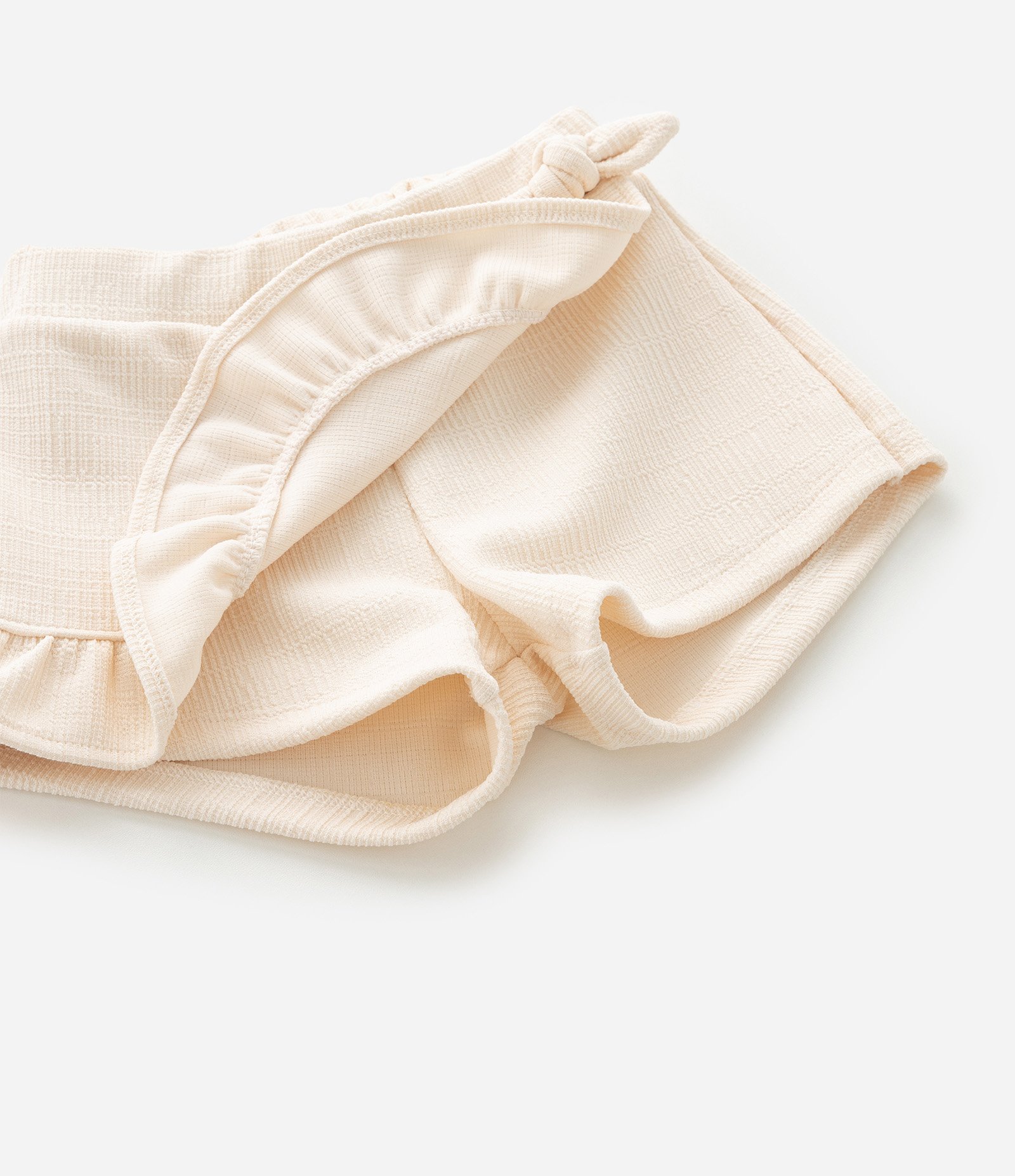 Conjunto Infantil com Estampa de Cerejas Sweet Baby Paetês - Tam 0 a 18 Meses Bege 10