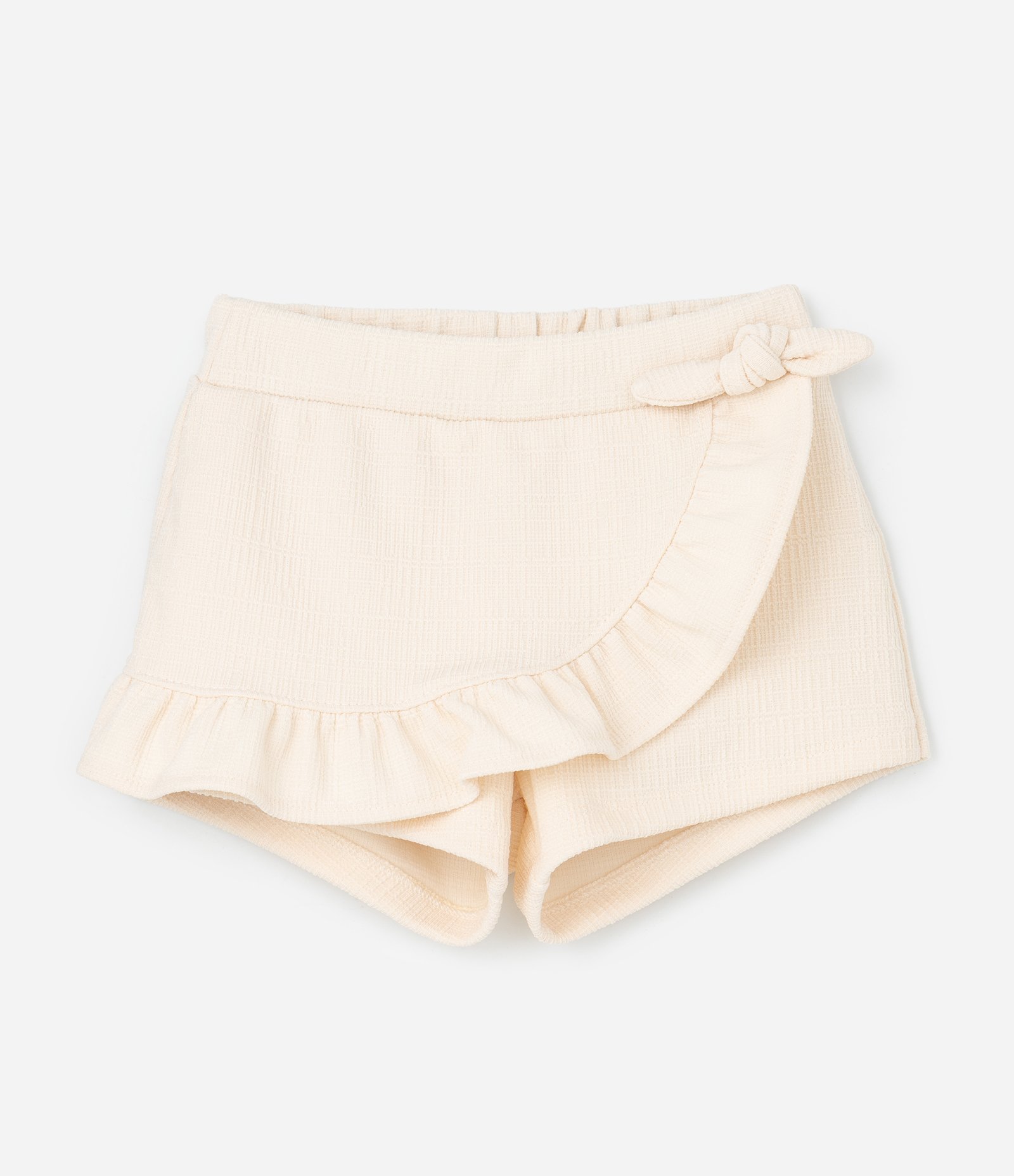 Conjunto Infantil com Estampa de Cerejas Sweet Baby Paetês - Tam 0 a 18 Meses Bege 5