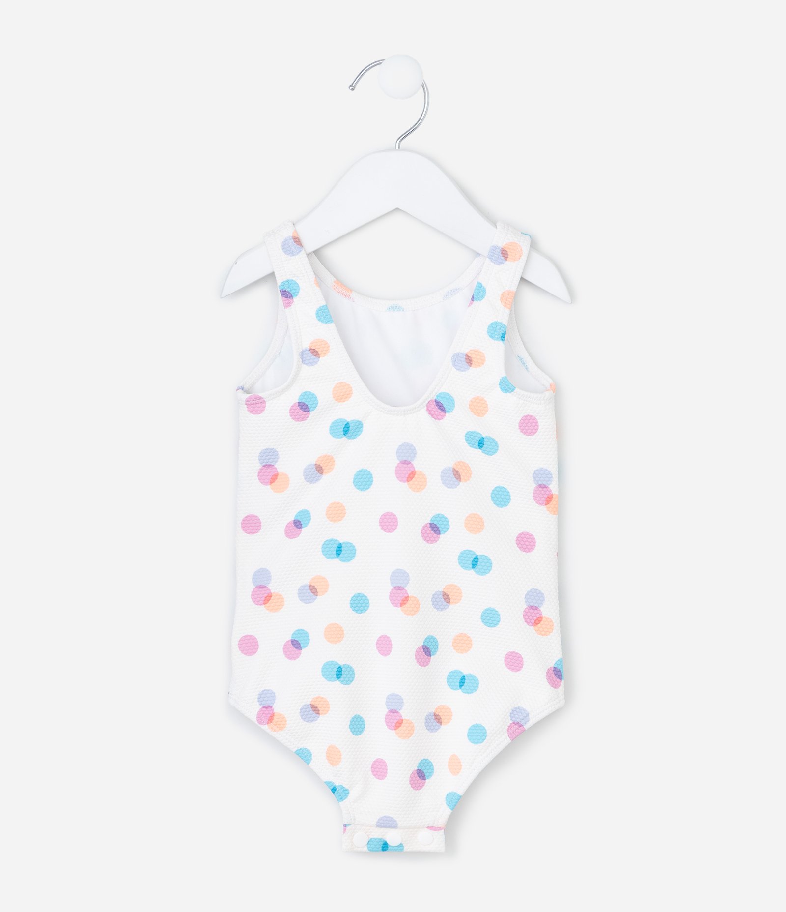 Maiô Infantil em Microfibra com Coração Bordado - Tam 2 a 4 Anos Multicores 2