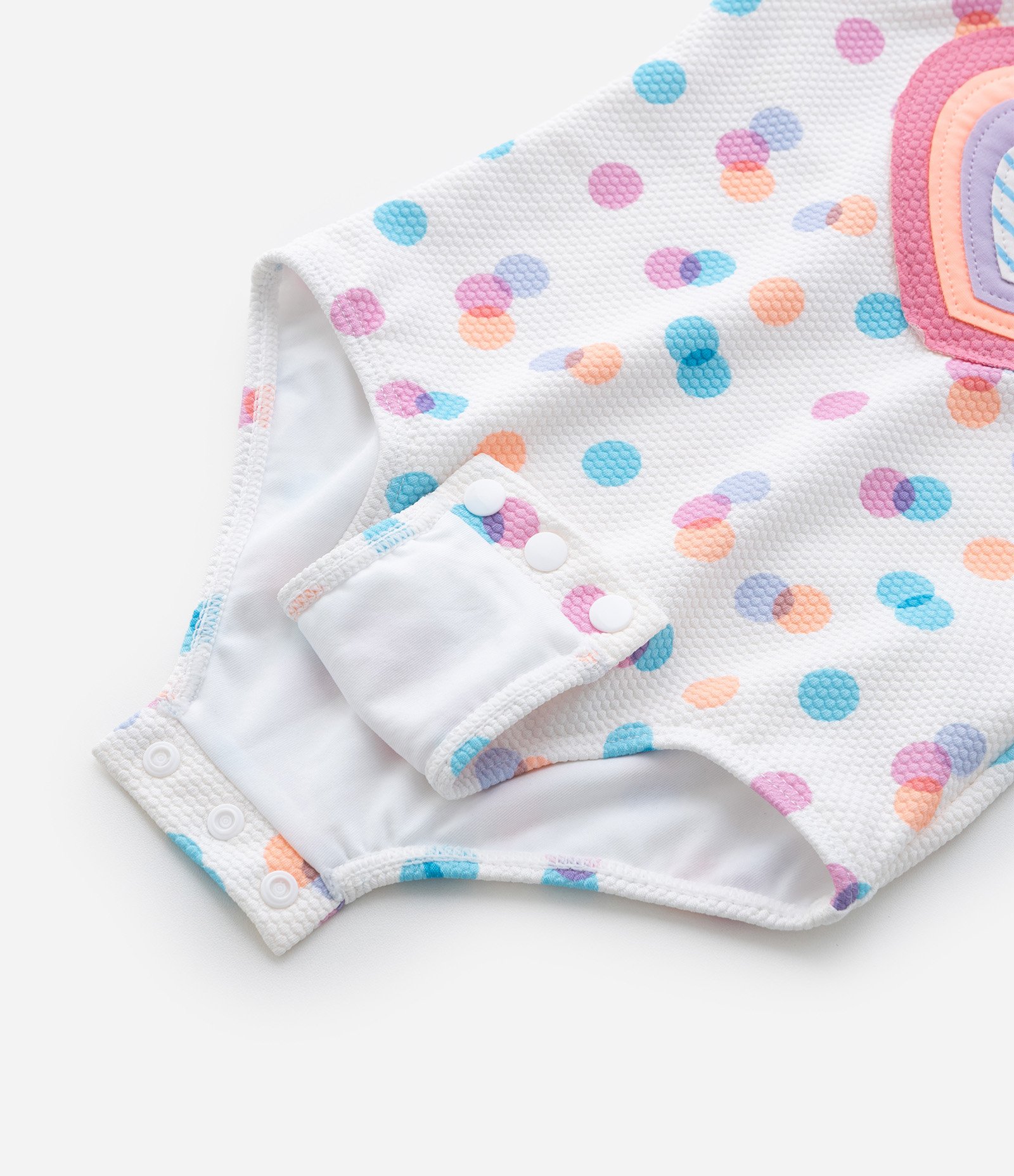 Maiô Infantil em Microfibra com Coração Bordado - Tam 2 a 4 Anos Multicores 4