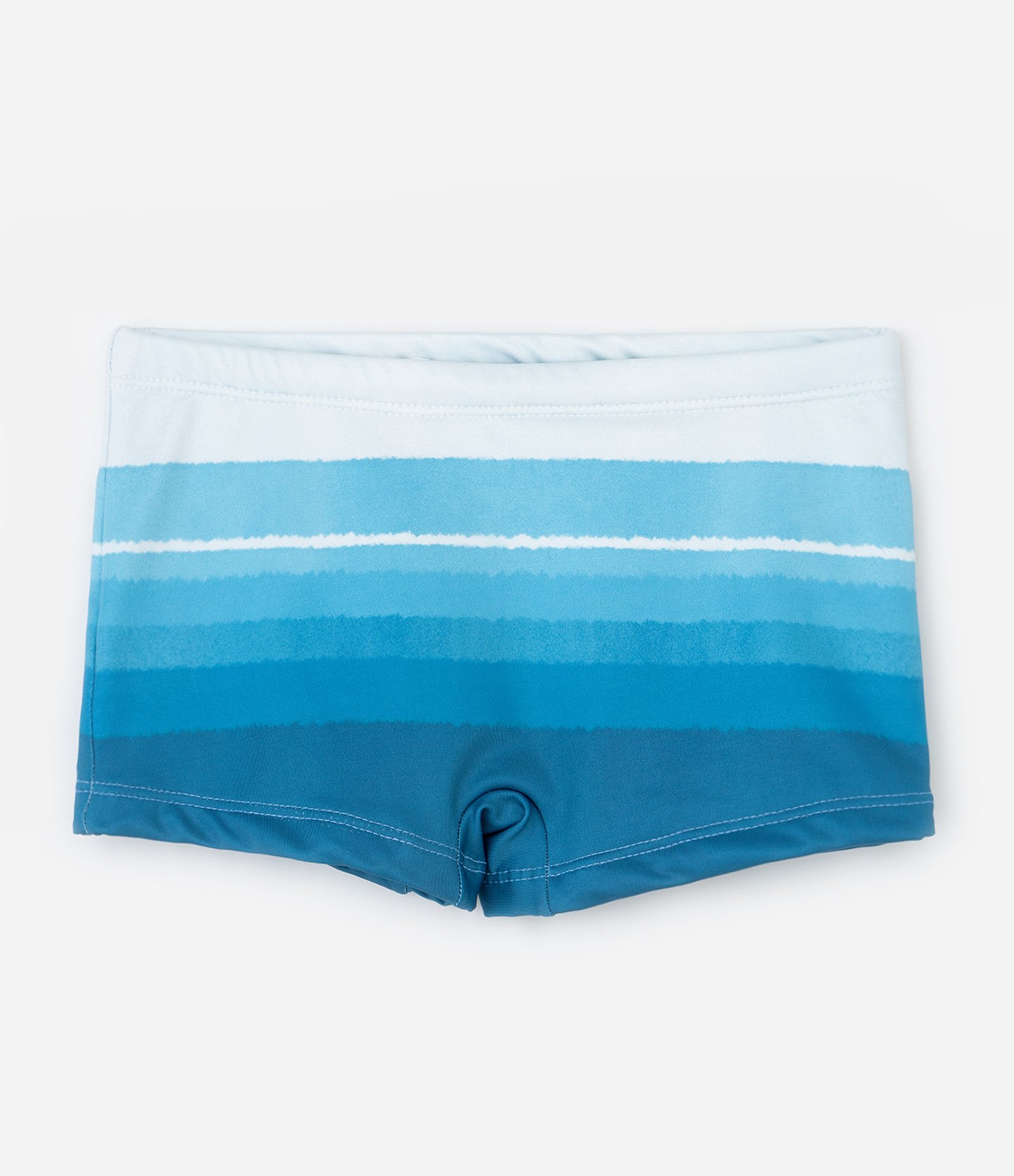 Sunga Boxer Infantil com Estampa Listrada - Tam 5 a 14 Anos Azul 1