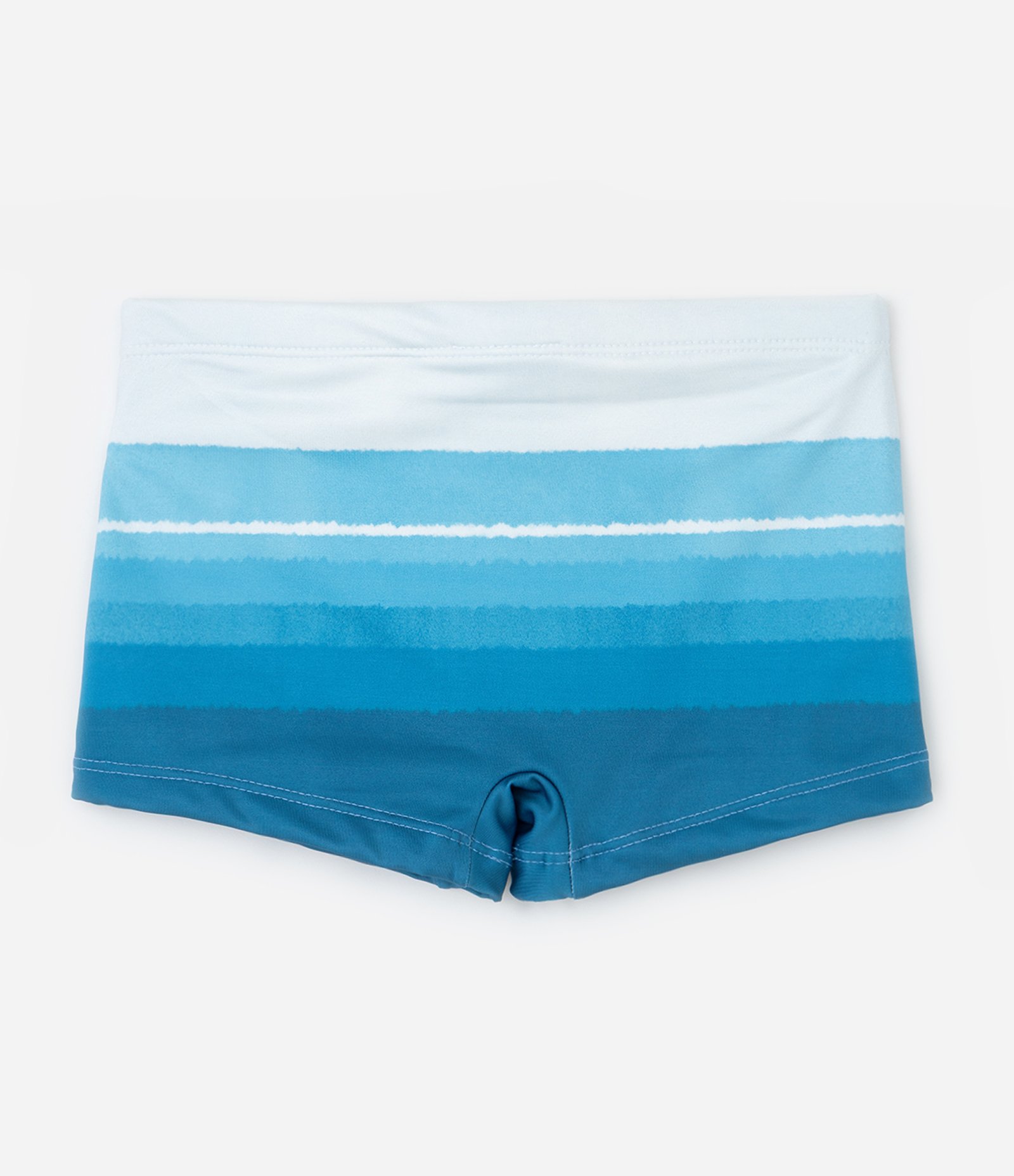Sunga Boxer Infantil com Estampa Listrada - Tam 5 a 14 Anos Azul 2