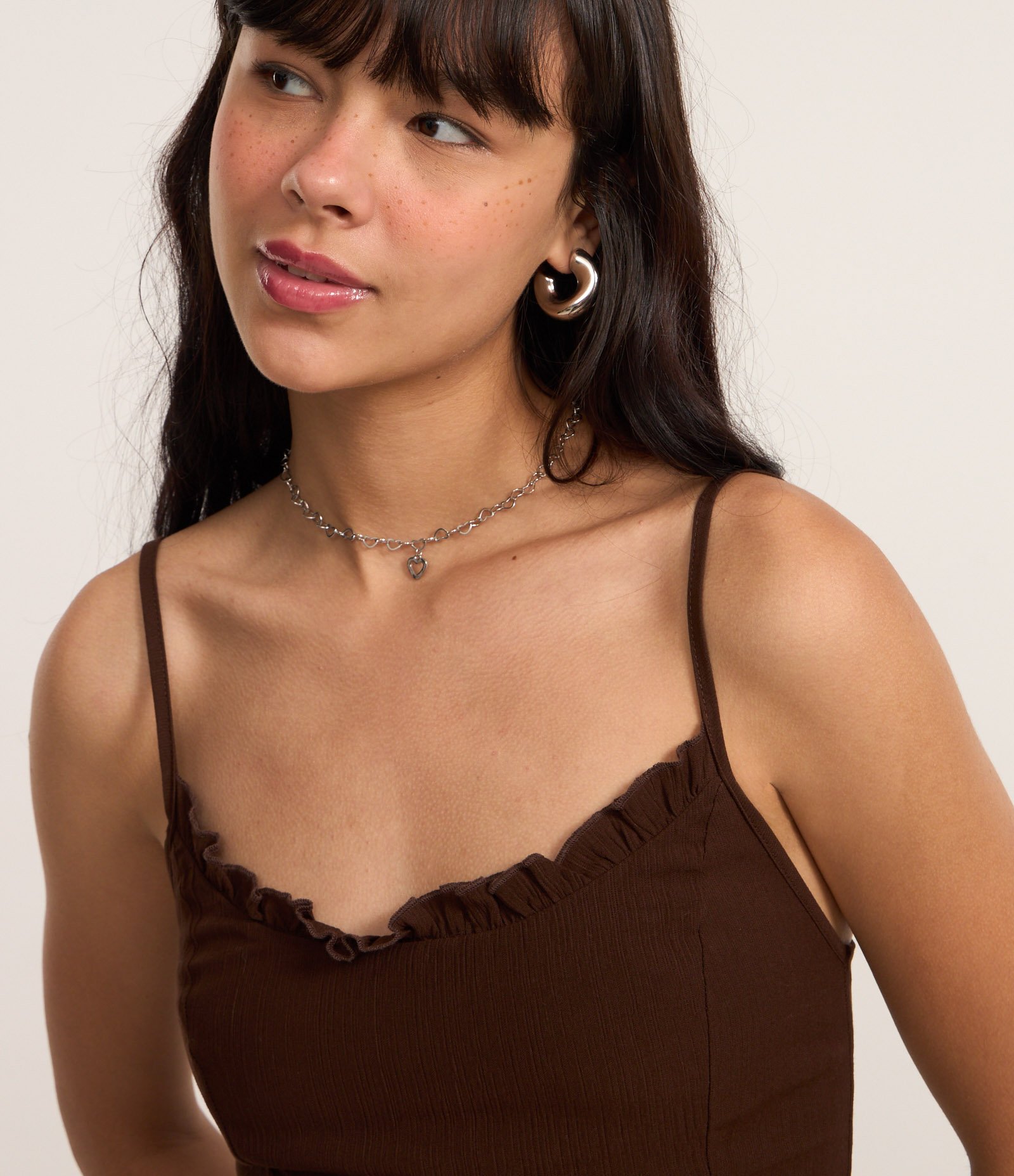 Macaquinho Texturizado com Babadinhos Marrom 3