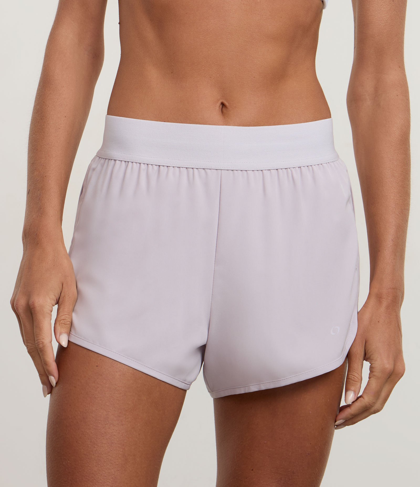 Short Runner Esportivo com Cós Largo Elástico Lilás 2