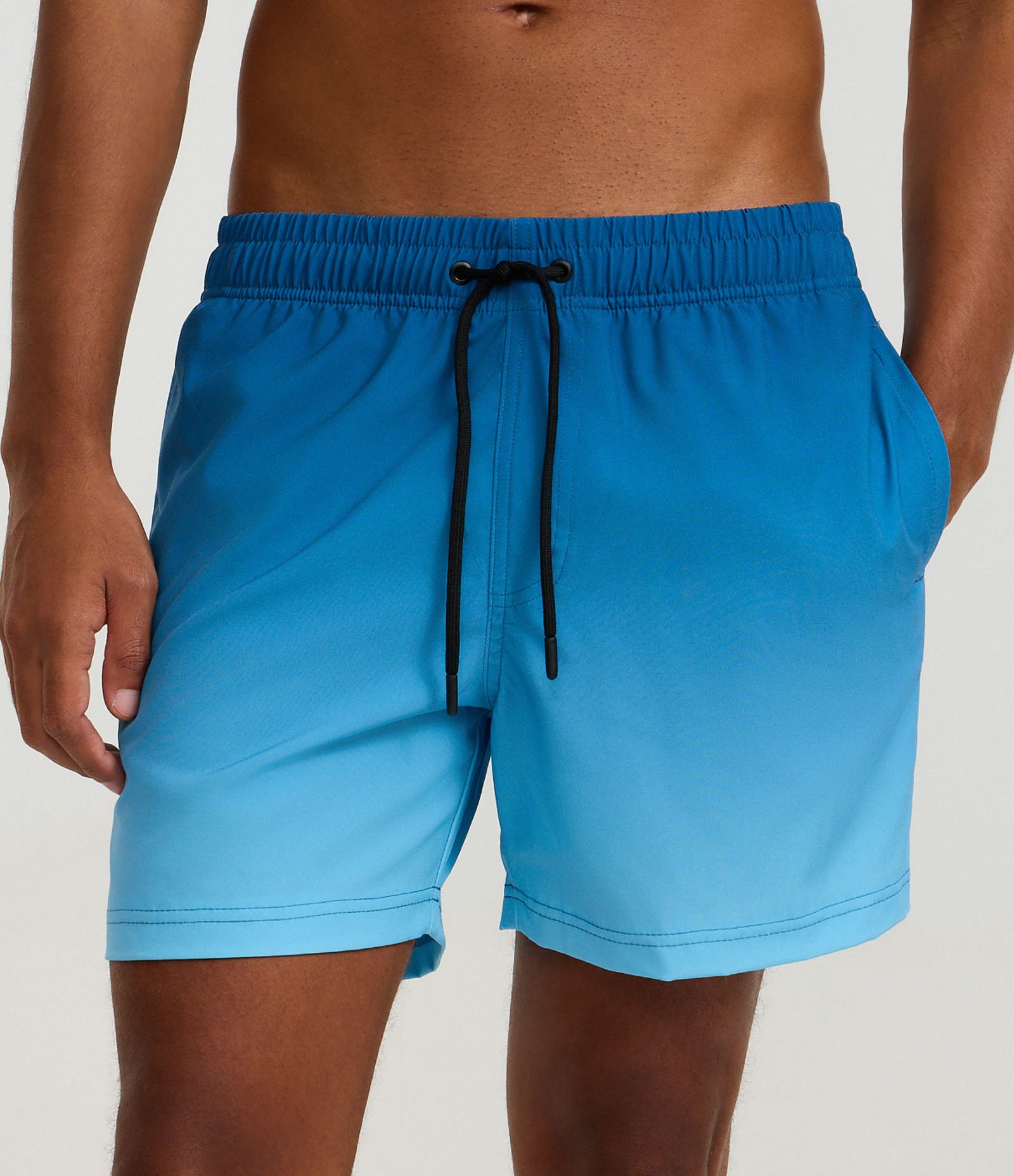 Bermuda em Microfibra com Estampa Degrade Azul 2