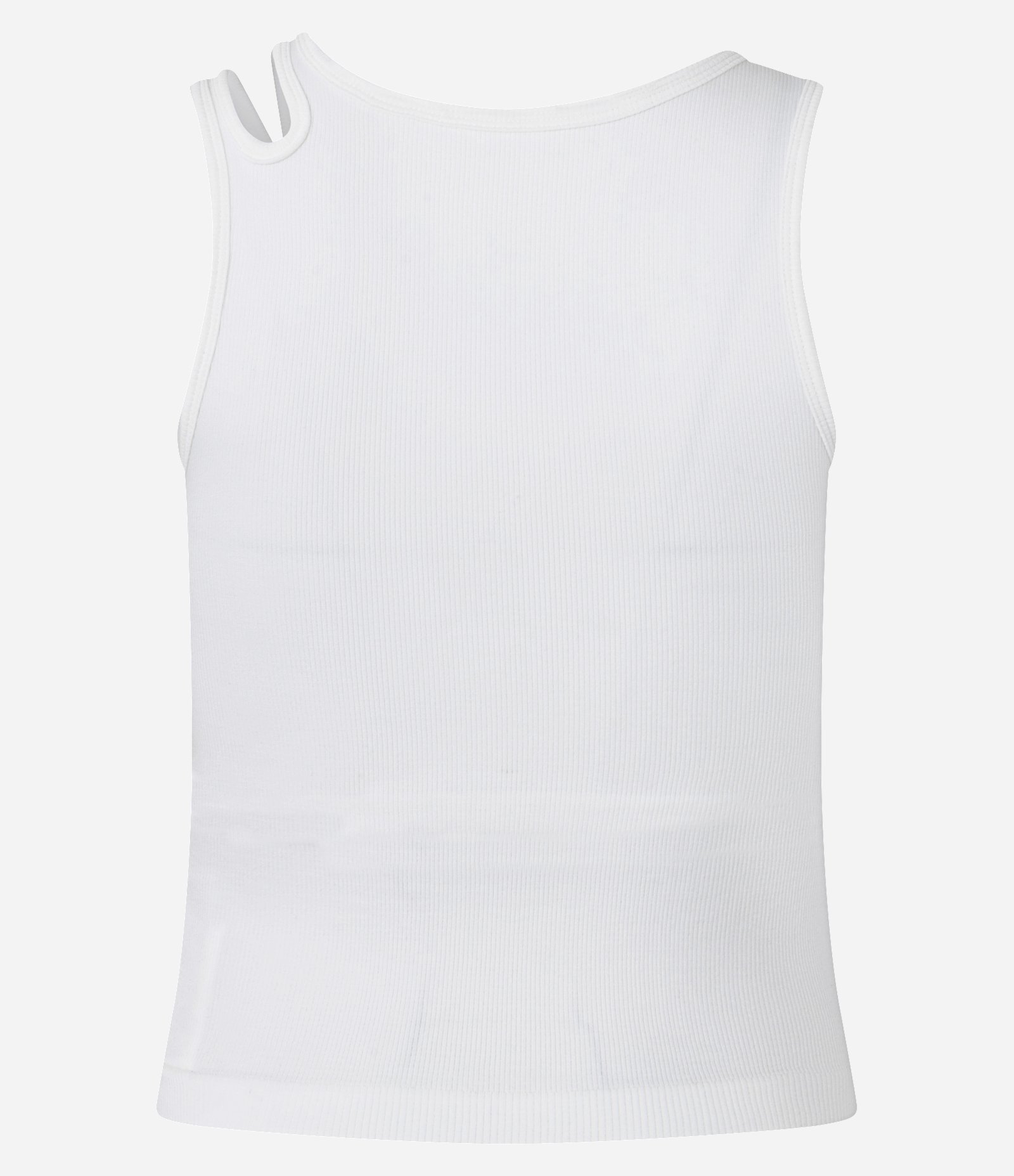 Regata Esportiva Seamless com Alça Vazada Branco 7