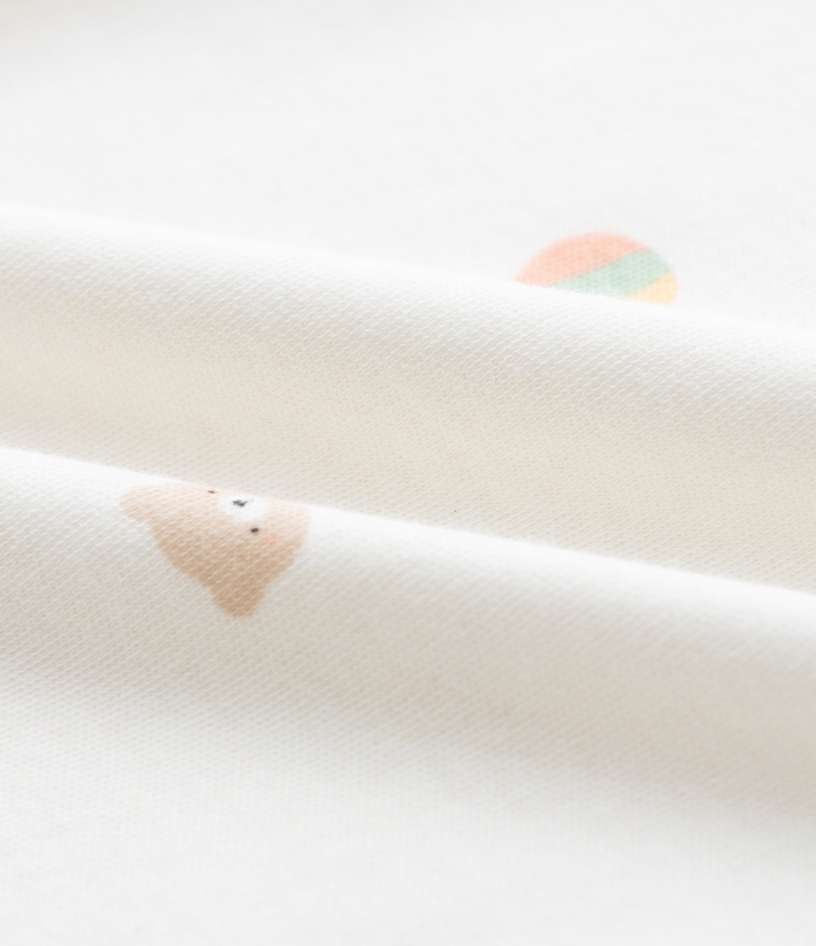 Kit 02 Bodies Infantil em Suedine com Mini Ícones – Tam RN a 12 Meses Off White/Cinza 3