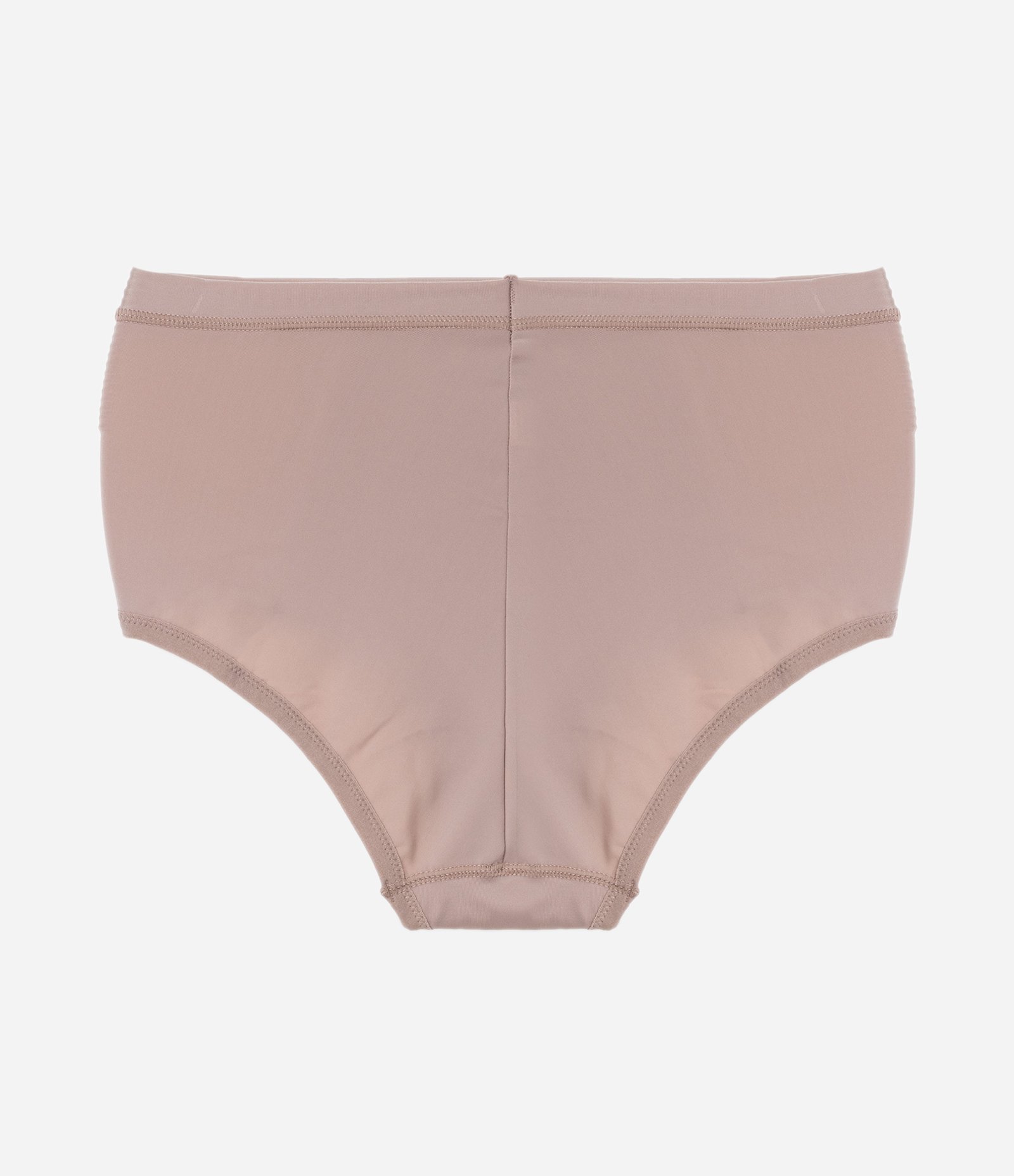 Calcinha Alta Modeladora em Microfibra Massagio Control DeMillus Bege 6