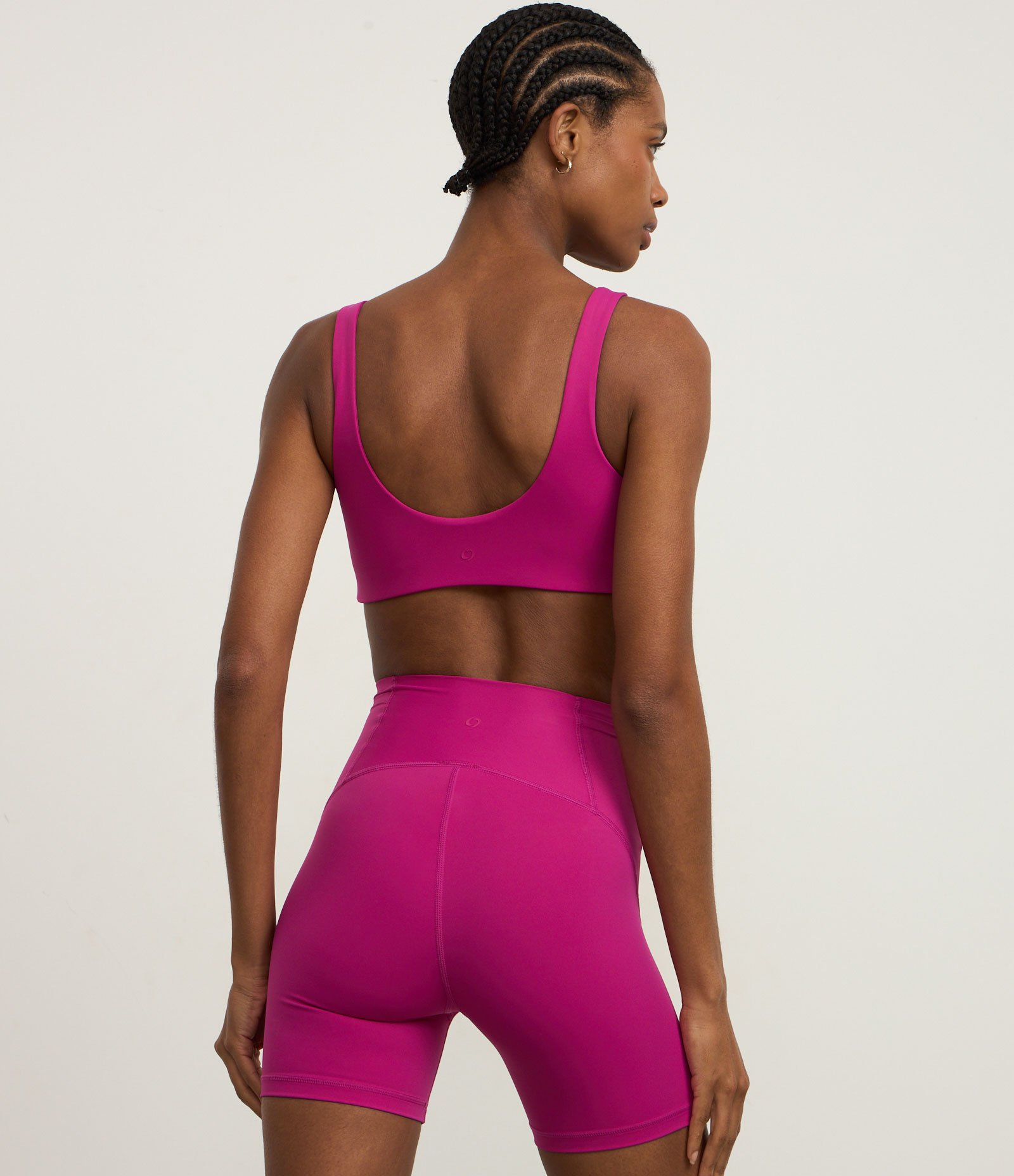 Bermuda Ciclista Esportiva em Microfibra Rosa 4