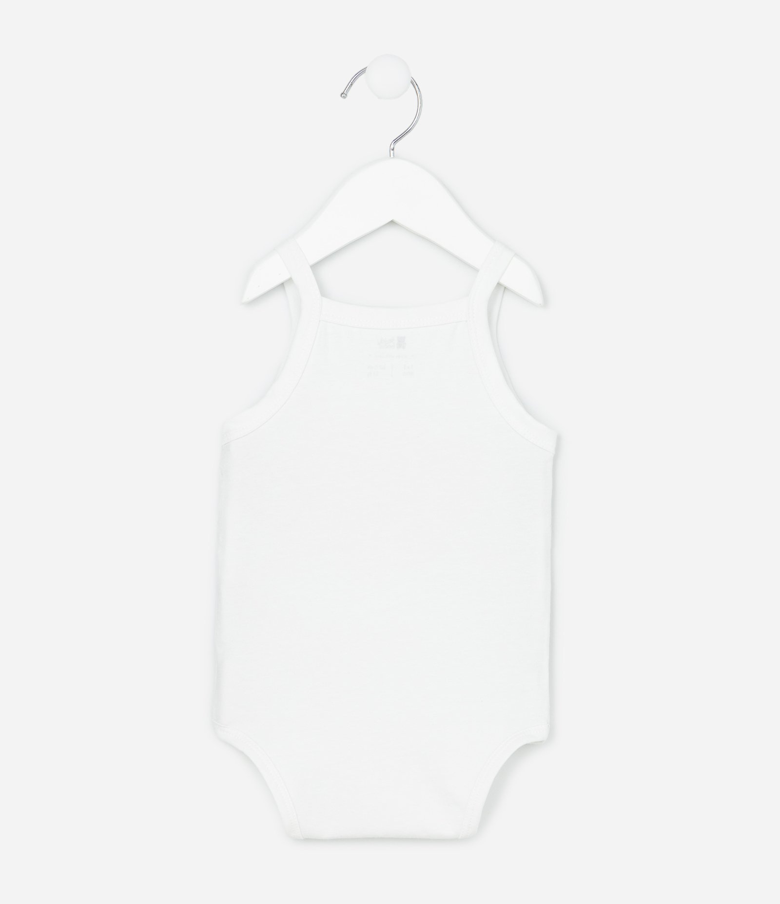 Conjunto Infantil em Cotton com Estampa de Estrela - Tam 0 a 18 Meses Branco 4