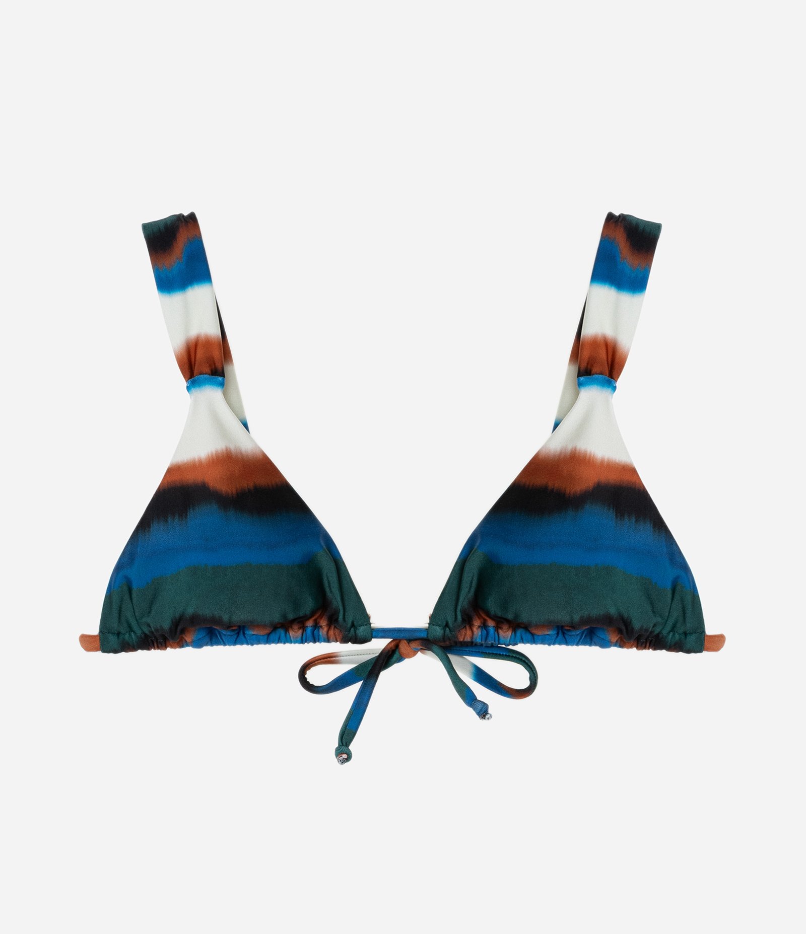 Biquíni Top Cortininha Alongada com Estampa Aquarelada Multicores 5