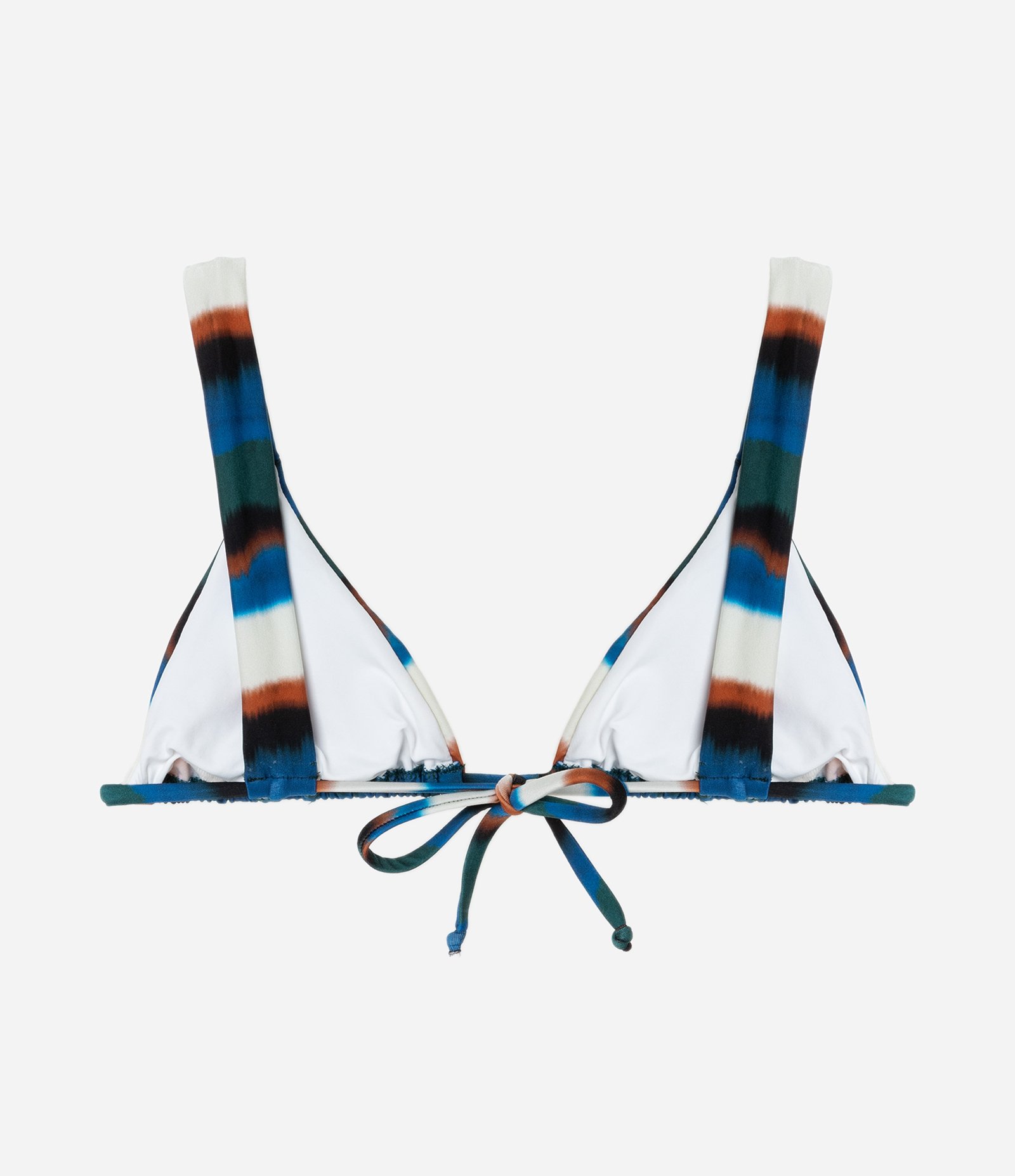 Biquíni Top Cortininha Alongada com Estampa Aquarelada Multicores 6