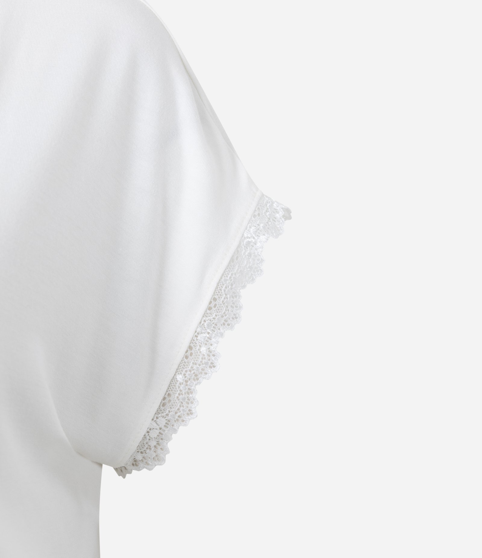 Pijama Short Doll em Viscose com Short Listrado e Detalhe de Botões Branco 6