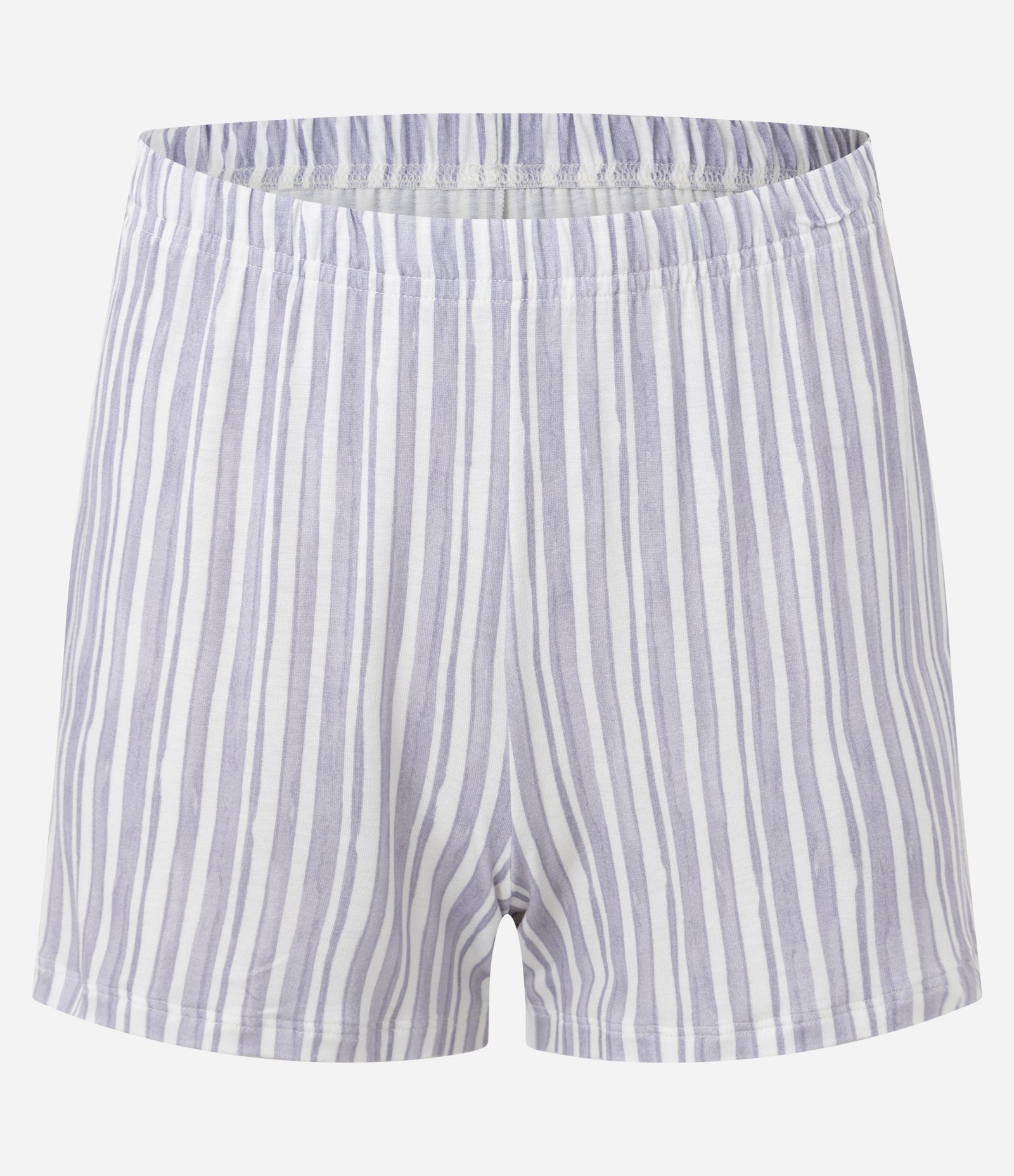 Pijama Short Doll em Viscose com Short Listrado e Detalhe de Botões Branco 8