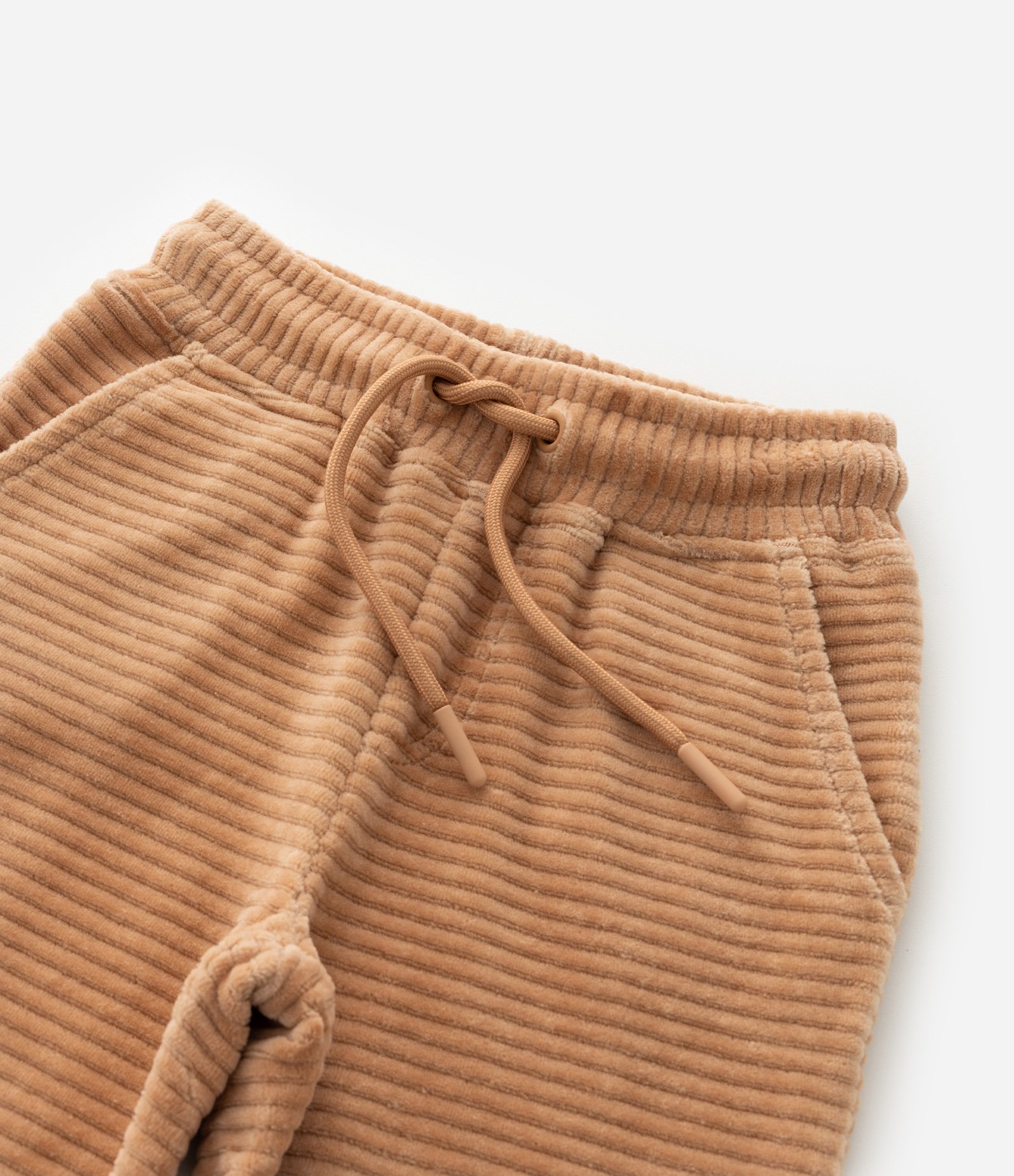 Calça Infantil em Veludo Canelada - Tam 1 a 5 Anos Marrom 5