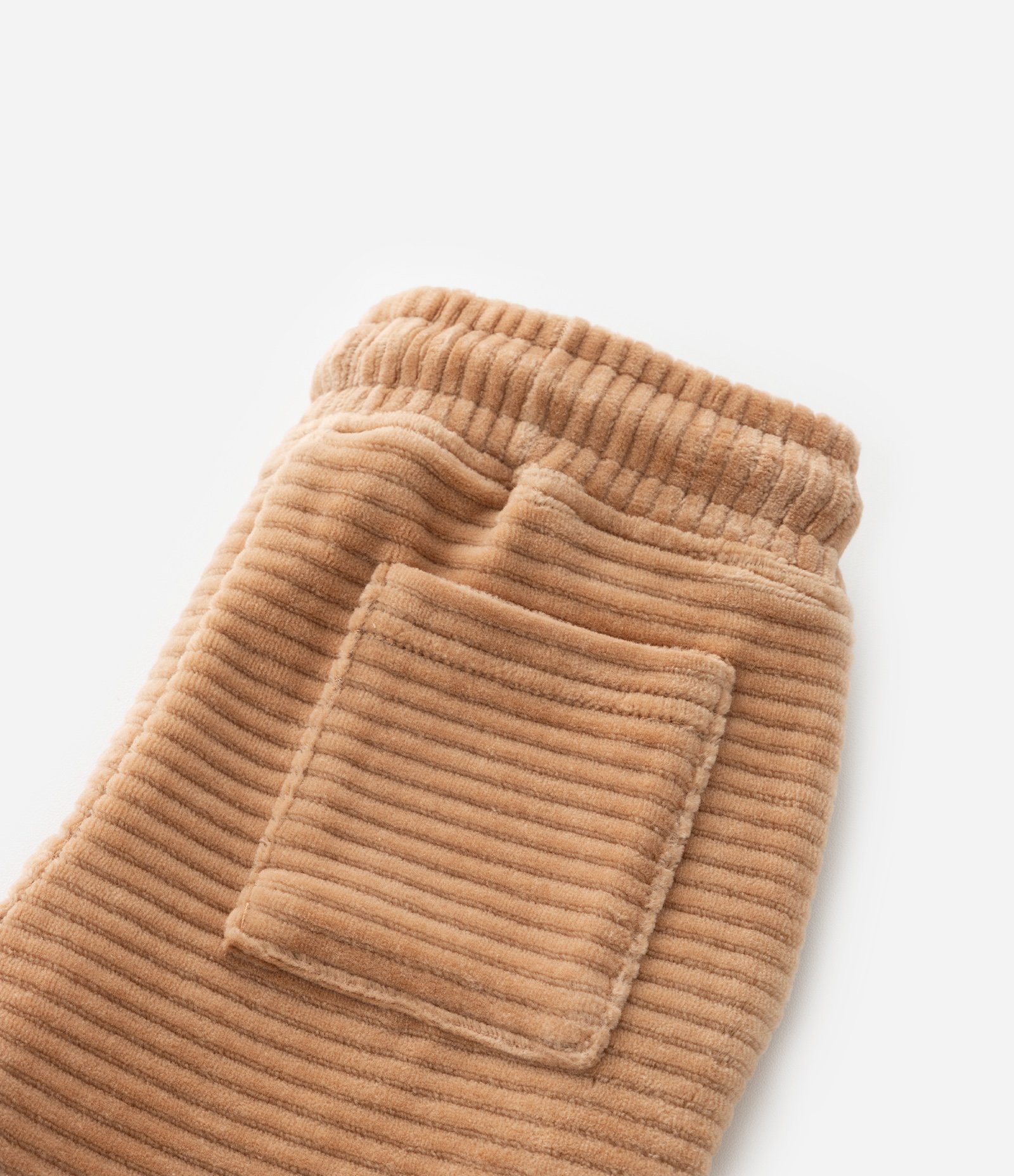 Calça Infantil em Veludo Canelada - Tam 1 a 5 Anos Marrom 7