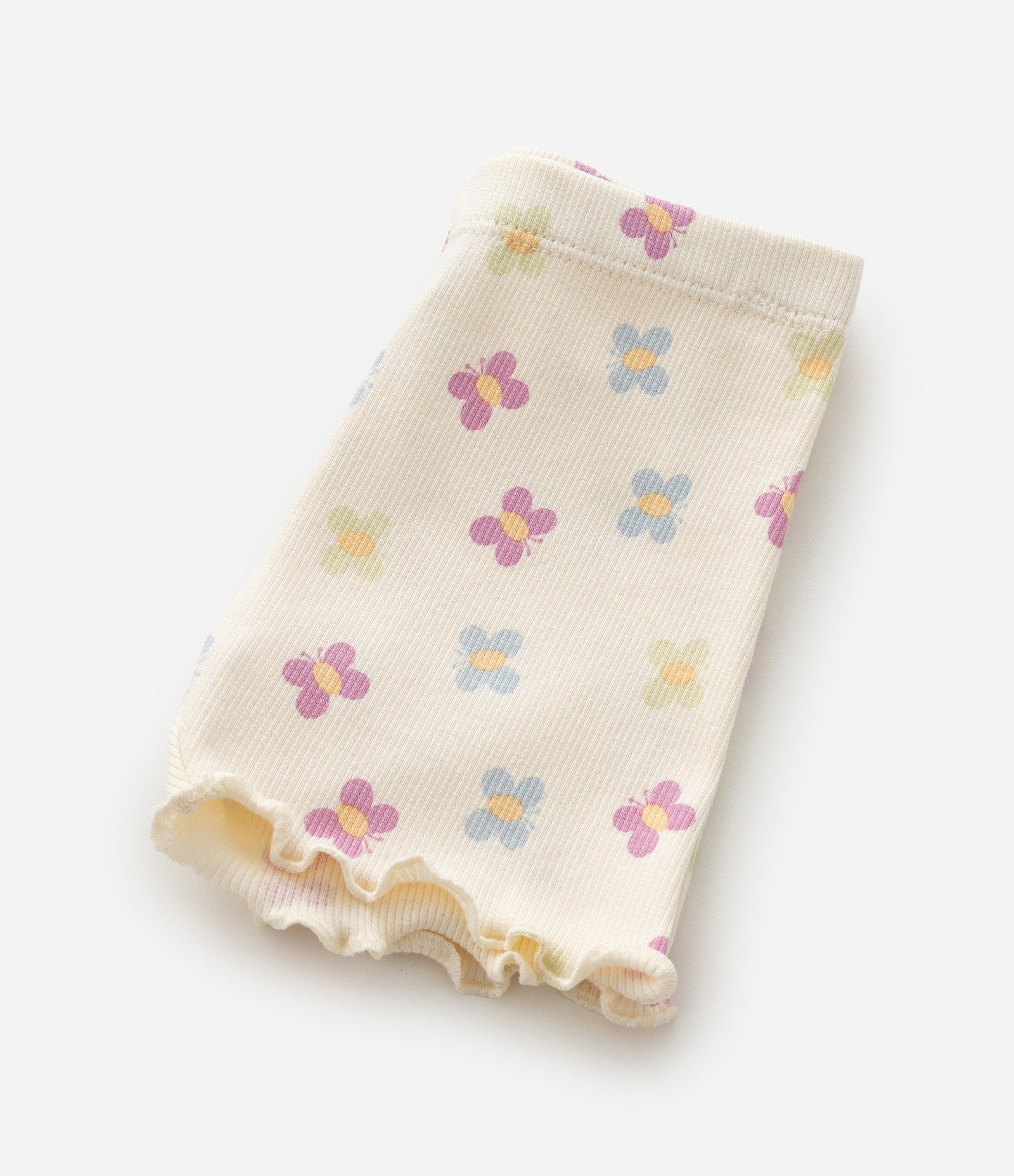 Conjunto Infantil com Estampa de Borboletas - Tam 0 a 18 Meses Bege 8