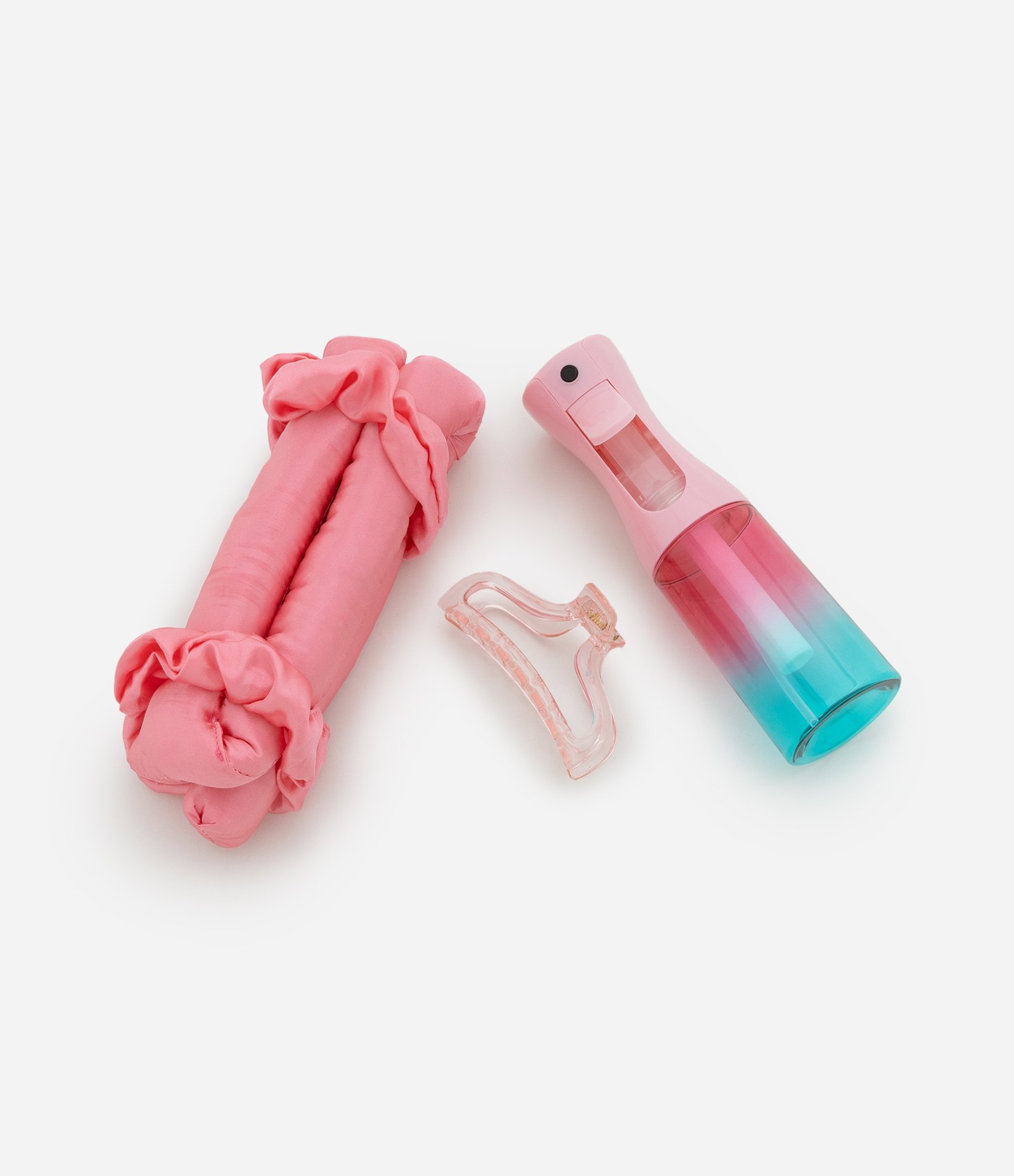 Kit Modelador para cachos + Garrafinha Borrifadora Rosa Alchemia U 2