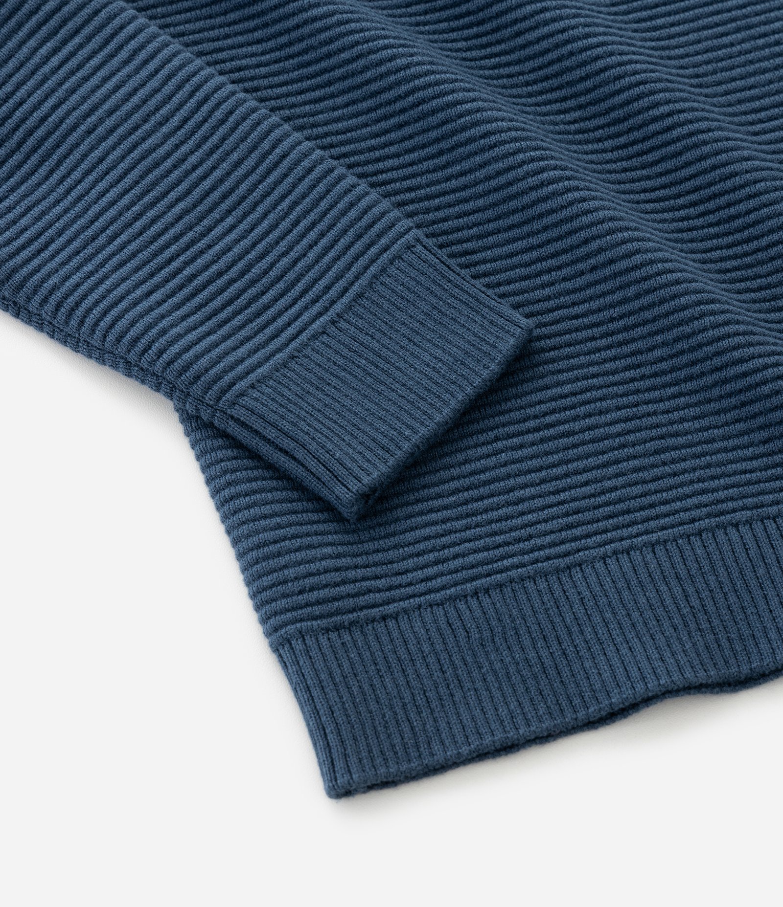 Casaco Infantil em Tricô Texturizado com Manga Raglan – Tam 1 a 4 Anos Azul Marinho 4