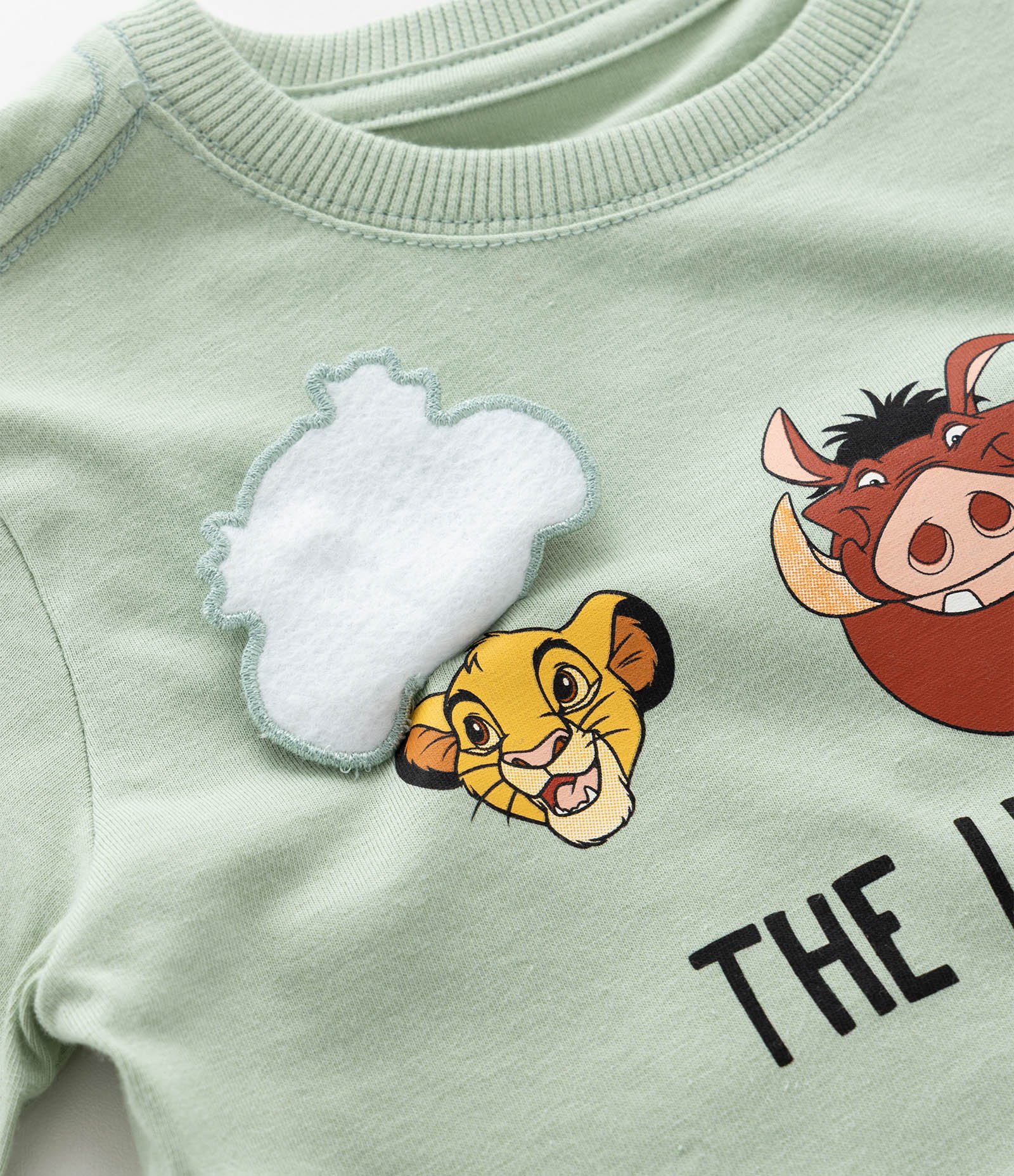 Camiseta Infantil com Estampa Rei Leão - Tam 1 a 6 Anos Verde 7