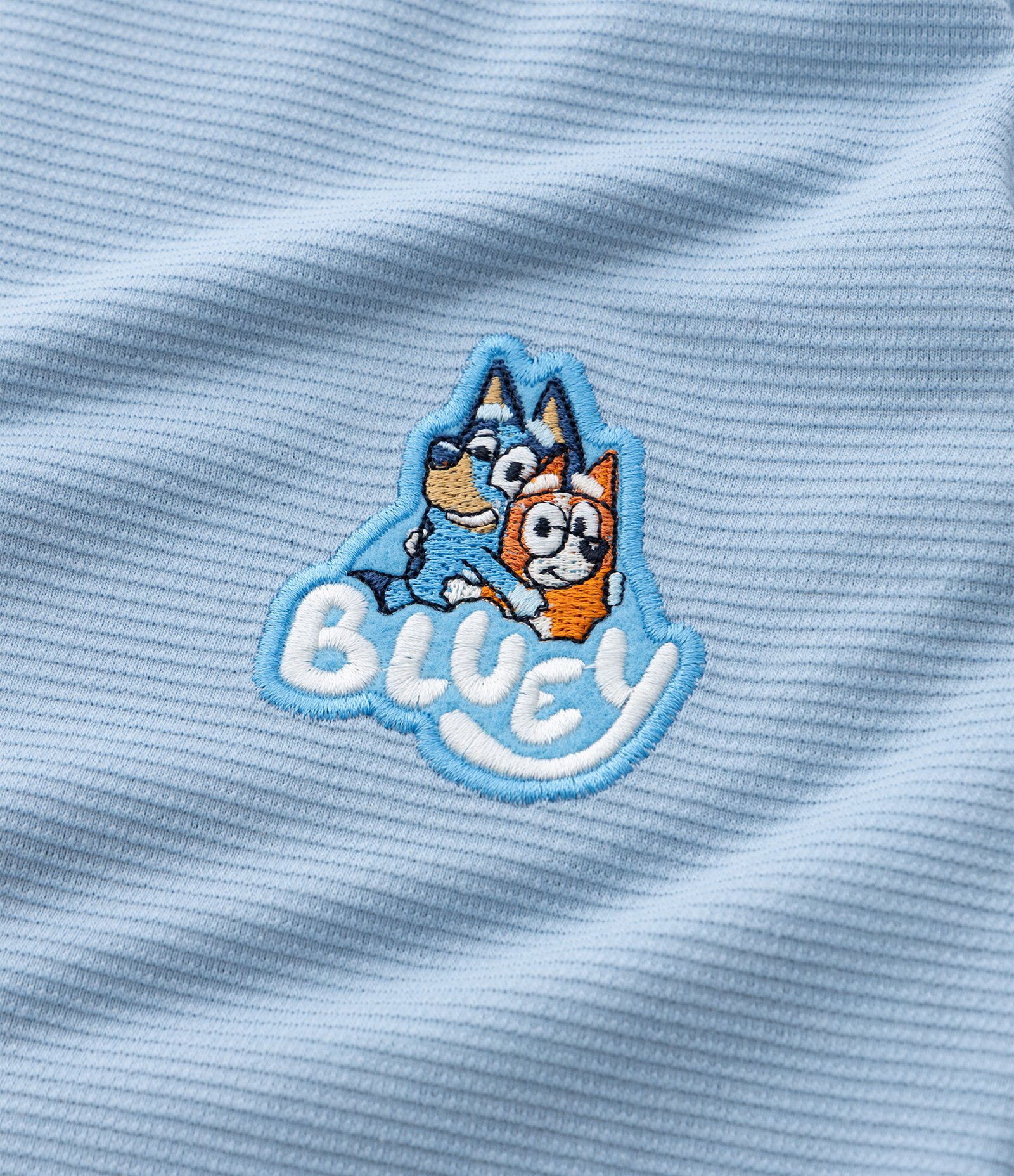 Camiseta Infantil com Estampa Bluey Canelada - Tam 2 a 6 Anos Azul 6