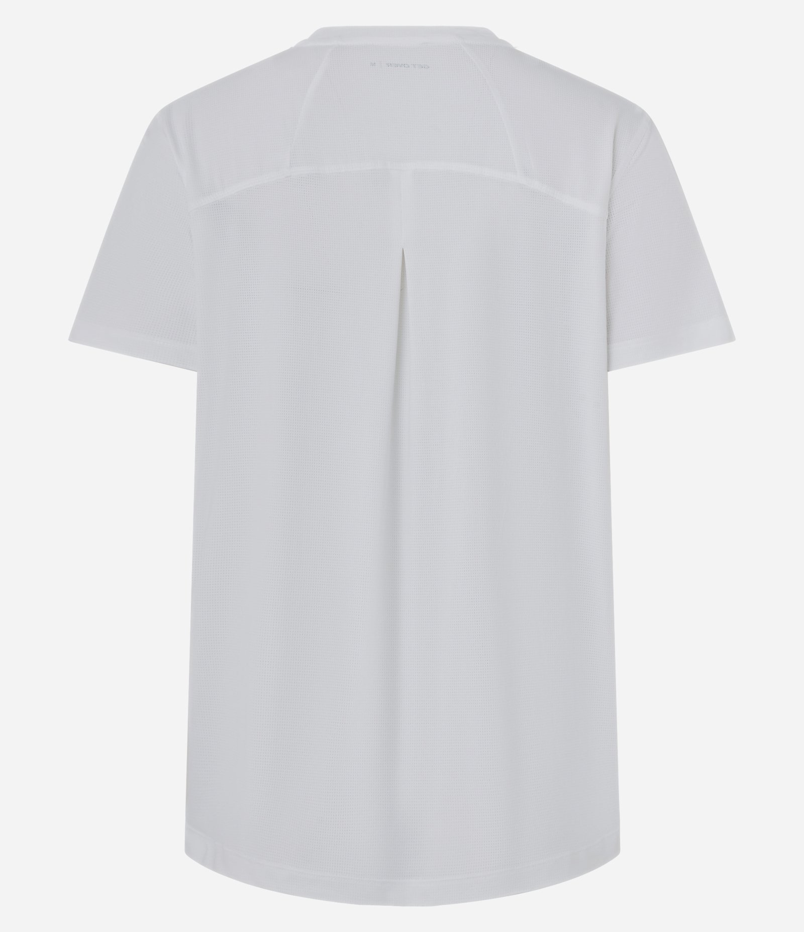Camiseta Esportiva Manga Curta em Poliamida Branco 3