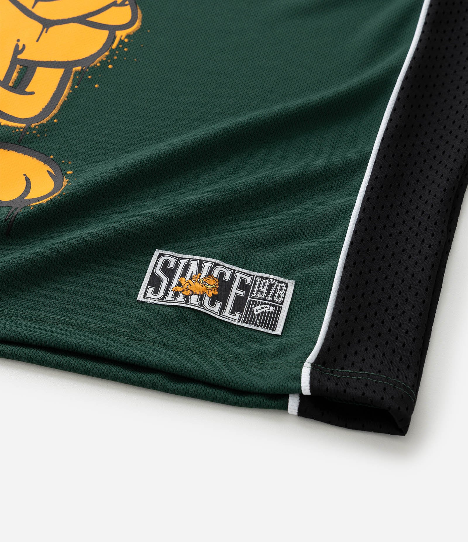 Regata Infantil com Tecnologia Dry Estampa Garfield - Tam 5 a 14 Anos Verde 4