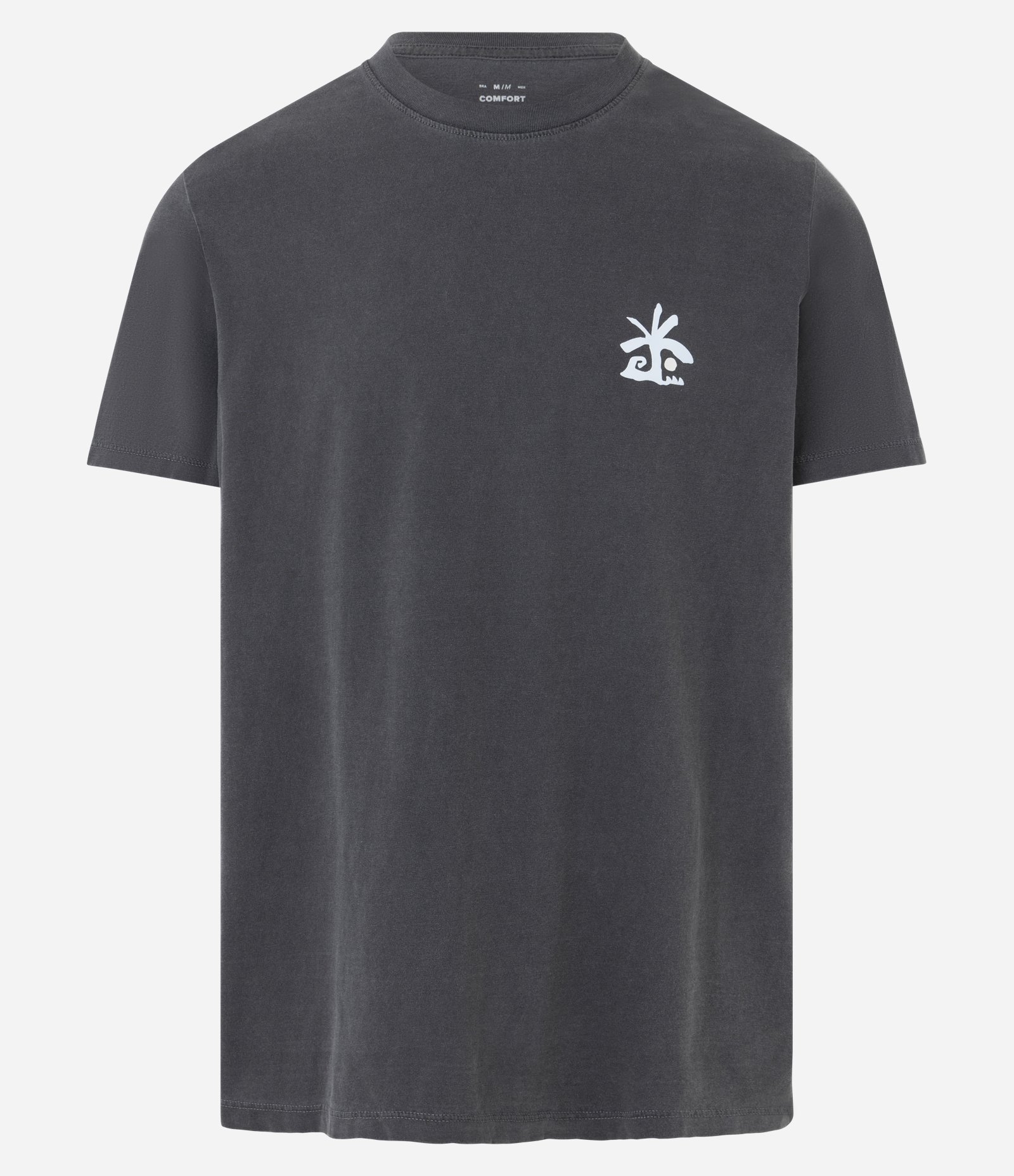 Camiseta Comfort em Algodão com Estampa de Coqueiro e Lettering El Cuco Preto 6