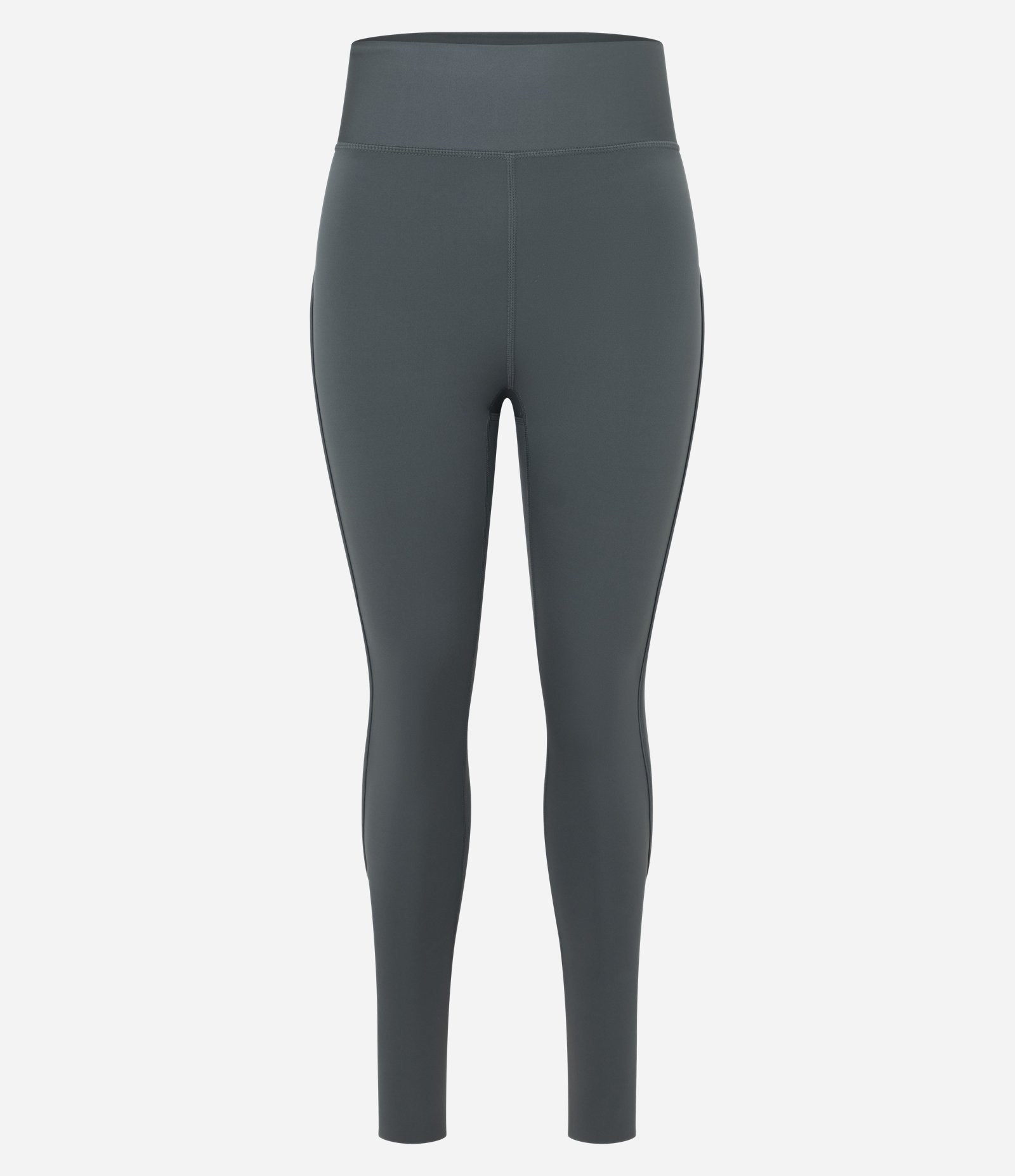 Calça Legging Cós Alto com Viés Sobreposto Cinza 1