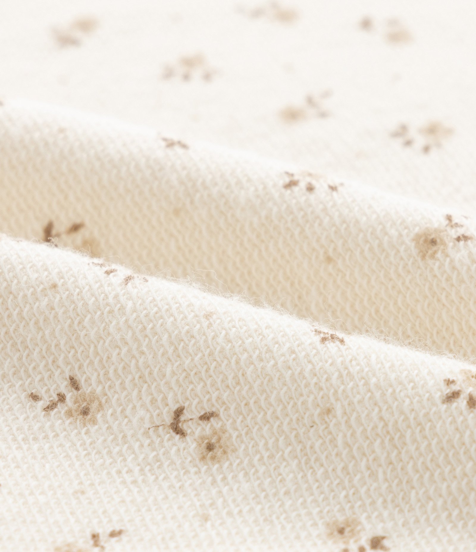 Conjunto Infantil em Cotton com Estampa de Flores - Tam 0 a 18 Meses Bege 12