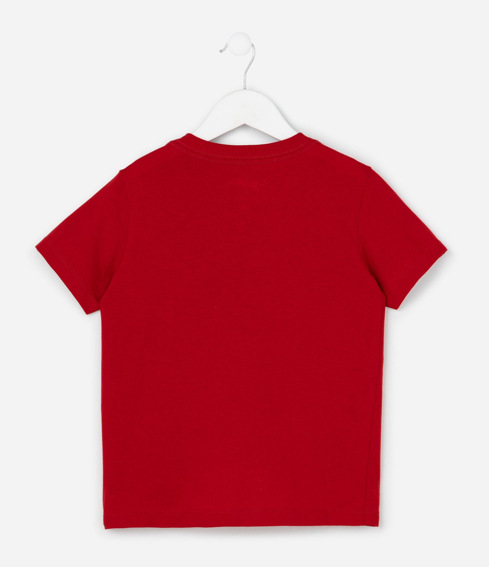 Camiseta Infantil com Estampa Hot Wheels - Tam 4 a 10 Anos Vermelho 2