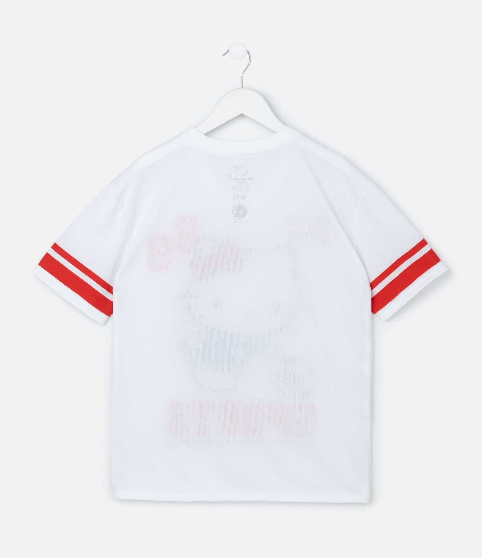 Camiseta Infantil Oversized com Estampa e Lettering Hello Kitty - Tam 5 a 14 Anos Branco 2