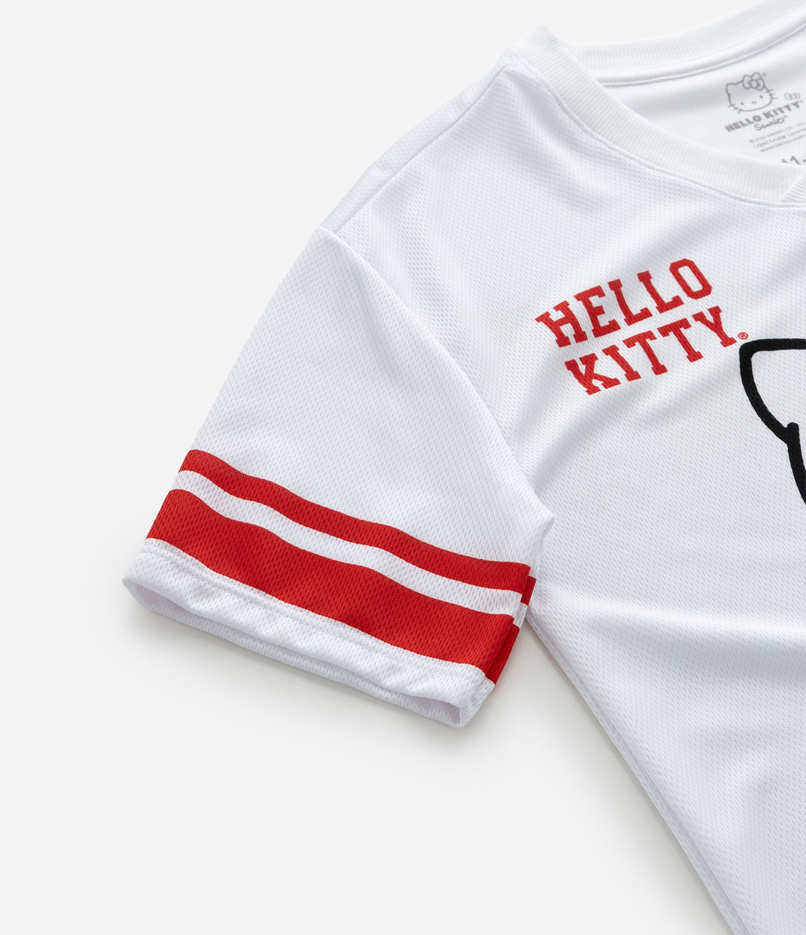 Camiseta Infantil Oversized com Estampa e Lettering Hello Kitty - Tam 5 a 14 Anos Branco 4