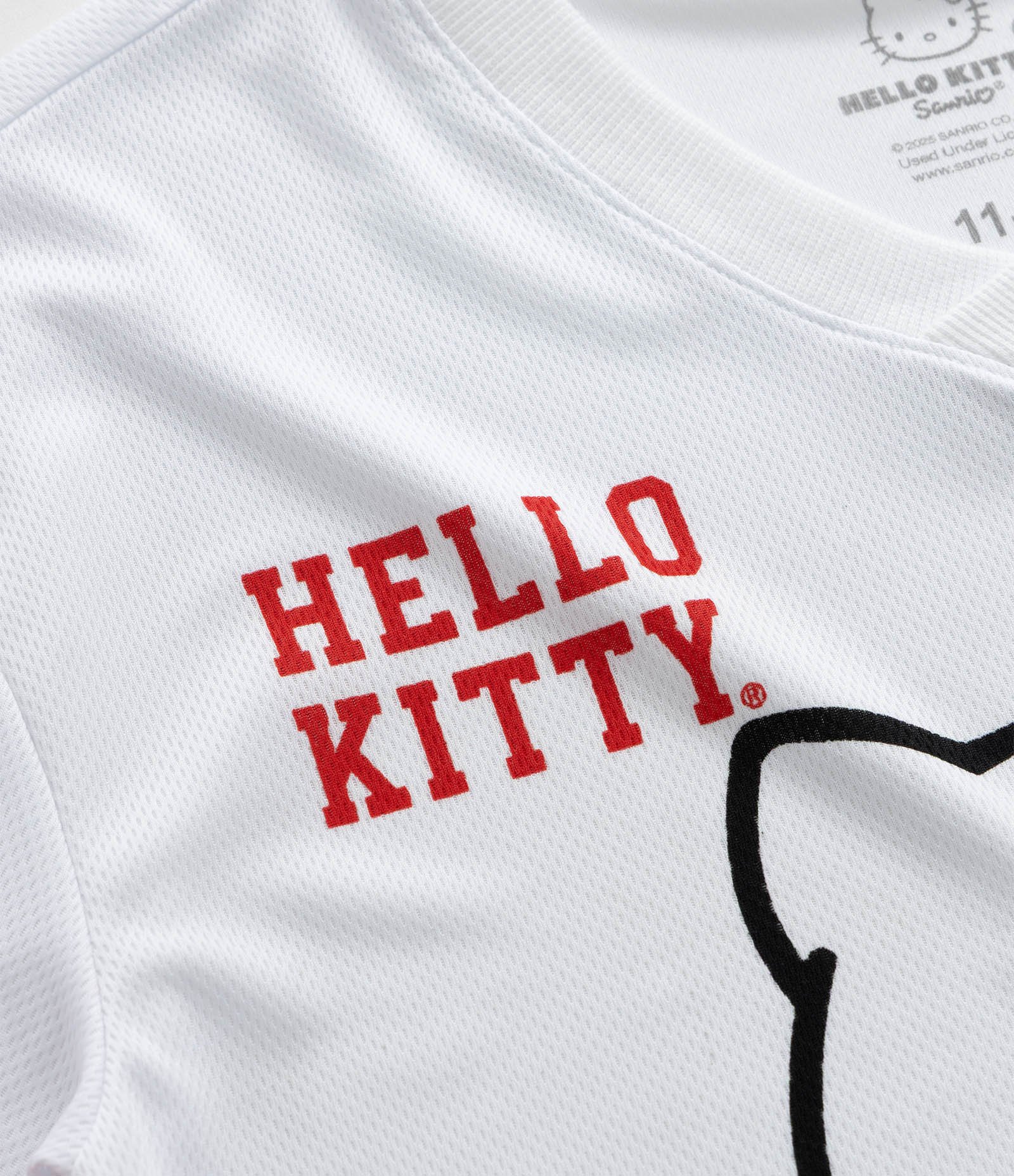 Camiseta Infantil Oversized com Estampa e Lettering Hello Kitty - Tam 5 a 14 Anos Branco 6